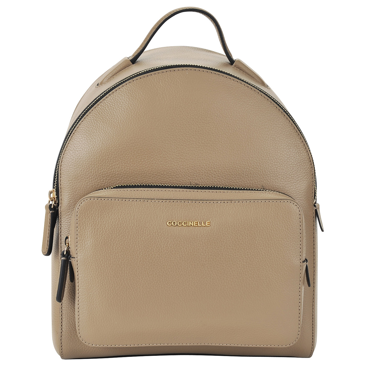 Coccinelle Вместительный женский рюкзак из натуральной кожи