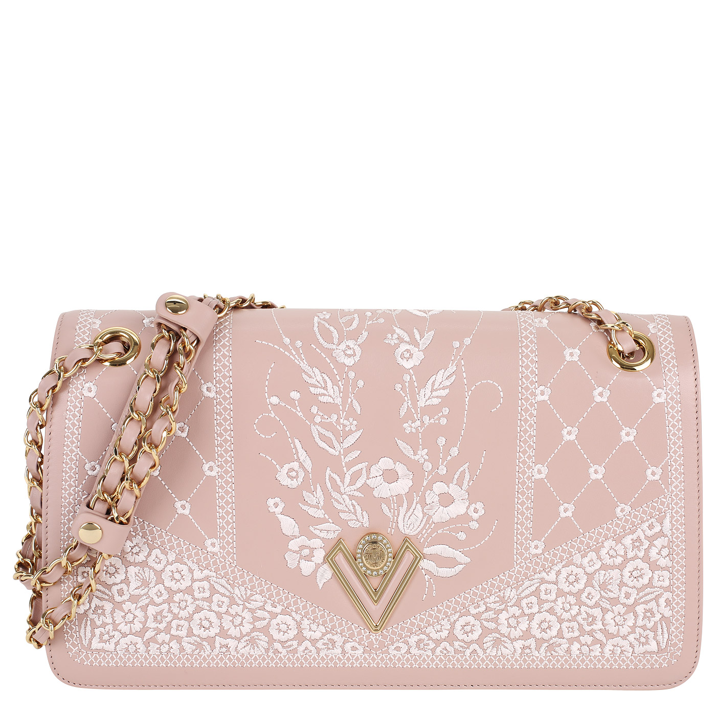 Valentino Orlandi Сумка с вышивкой