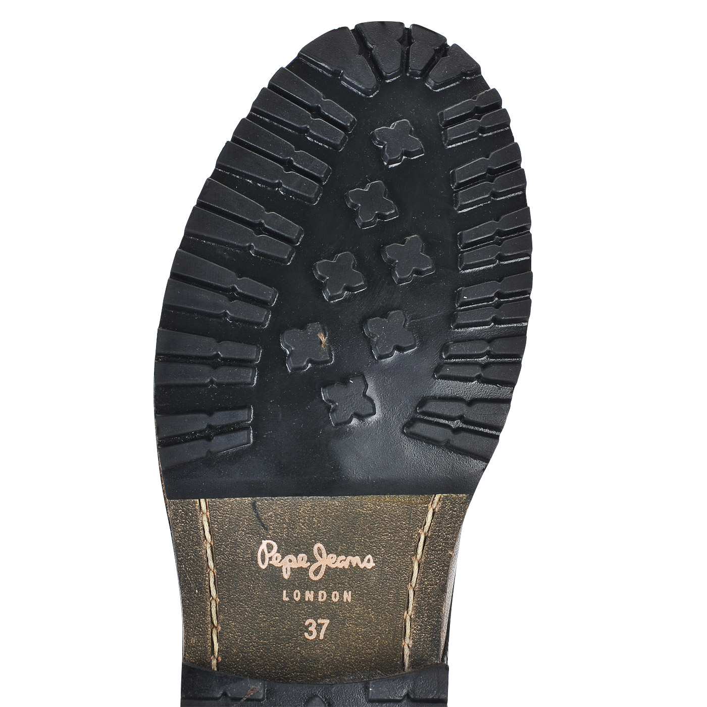 Женские ботинки из натуральной кожи бронзового цвета Pepe Jeans London Melting