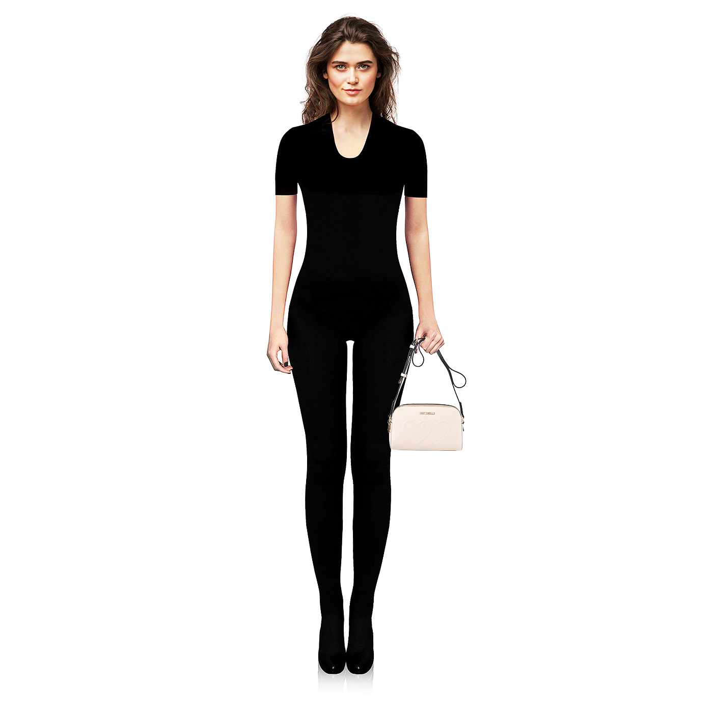 Женская сумка через плечо Love Moschino Embossed heart