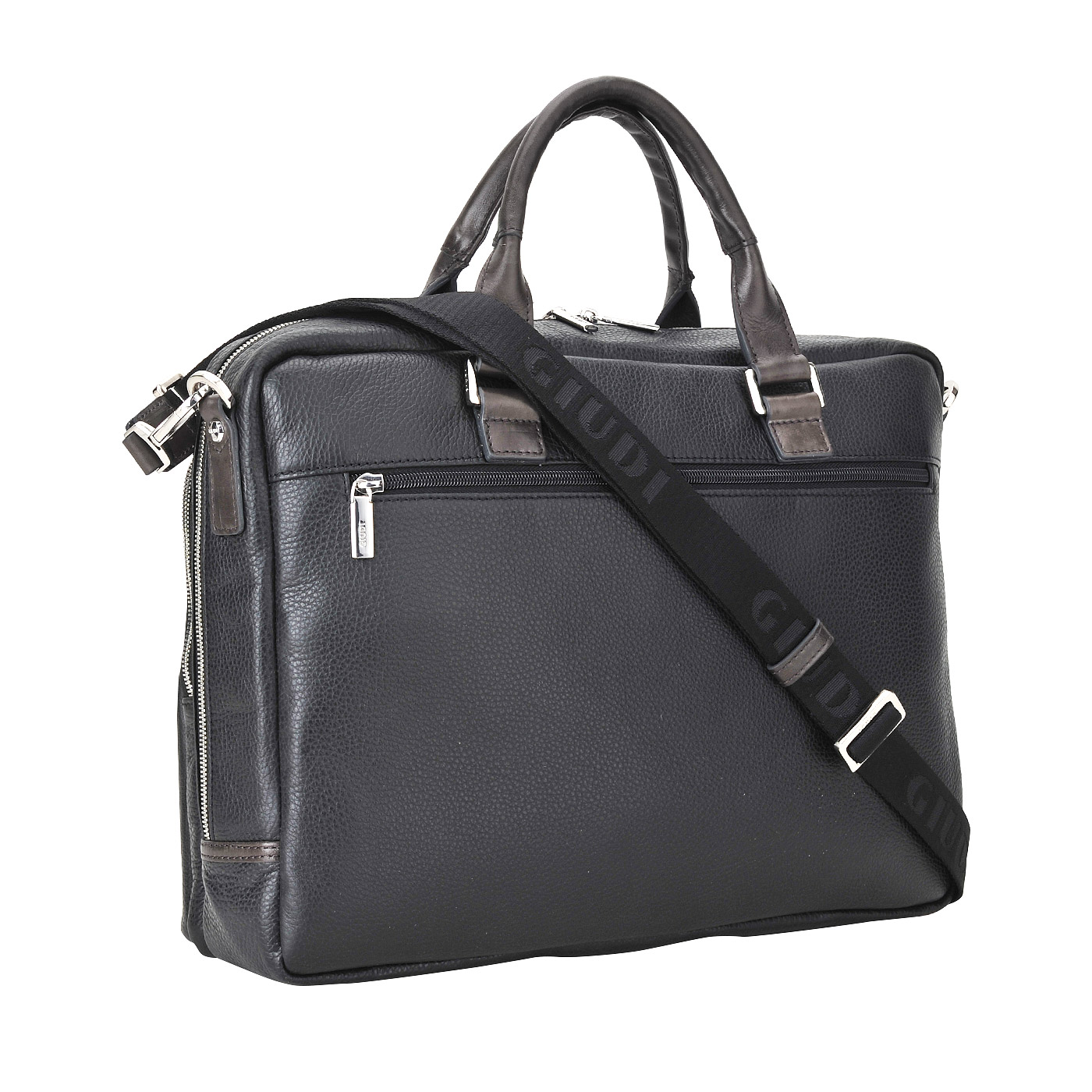 Мужская кожаная деловая сумка Giudi 