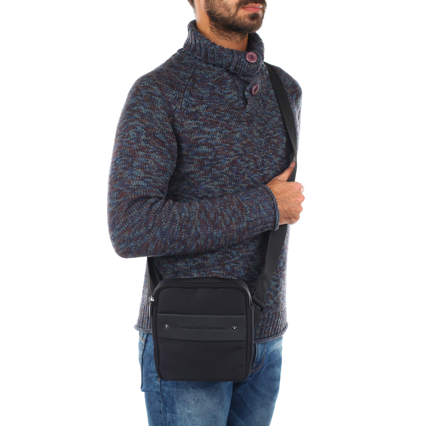 Компактная мужская сумка через плечо Porsche Design Cargon 2.5