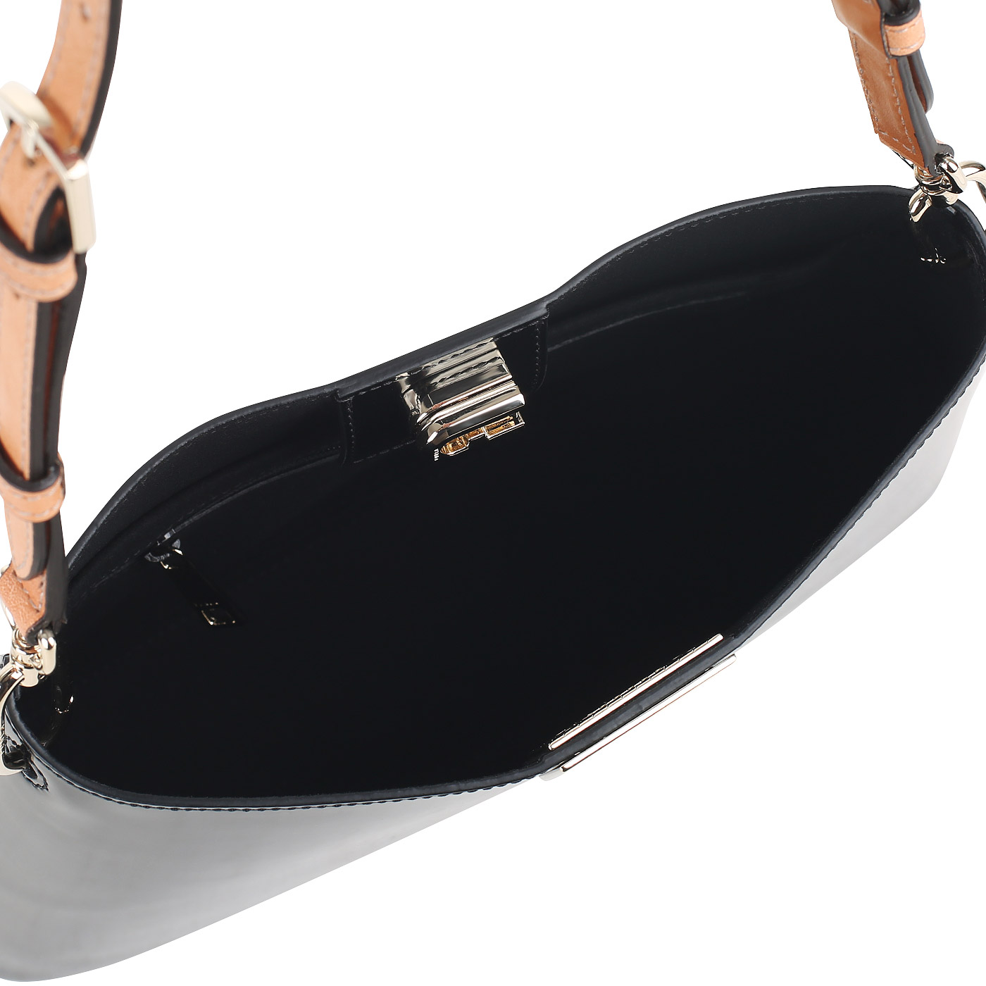 Кожаная сумка Furla Fleur