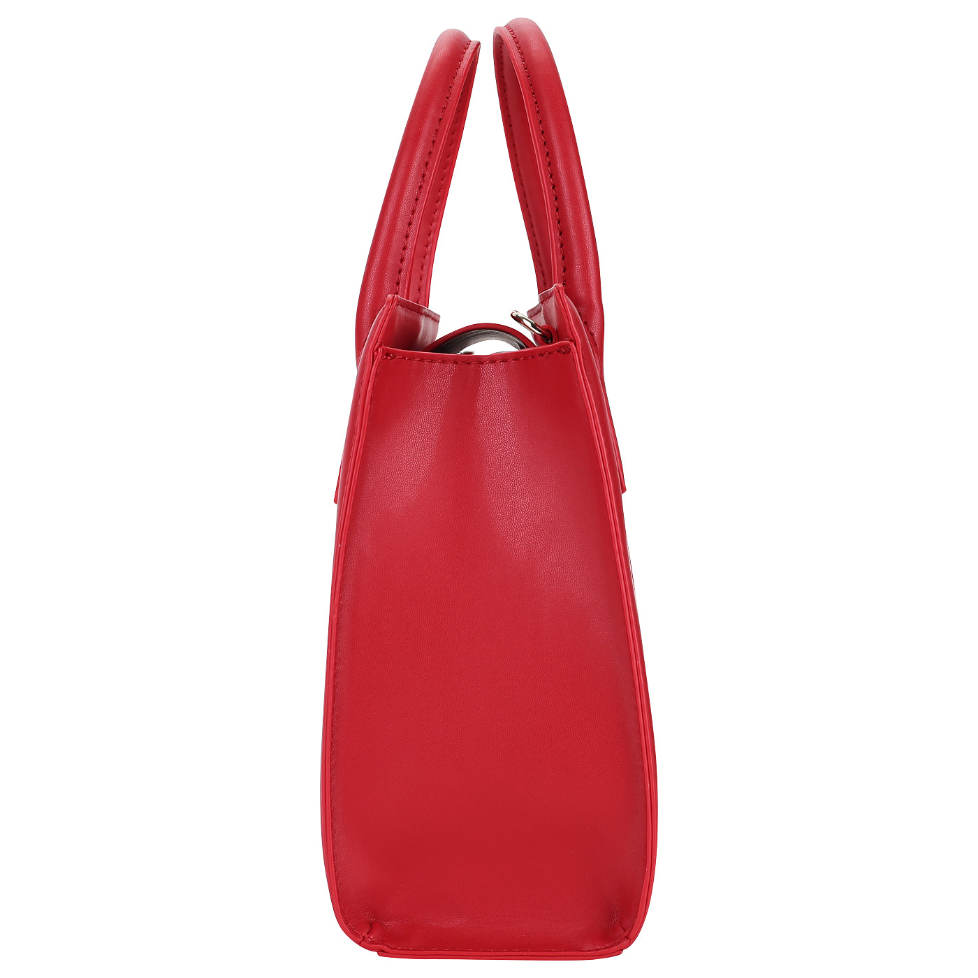 Красная женская сумочка с плечевым ремешком Love Moschino Love Intarsia