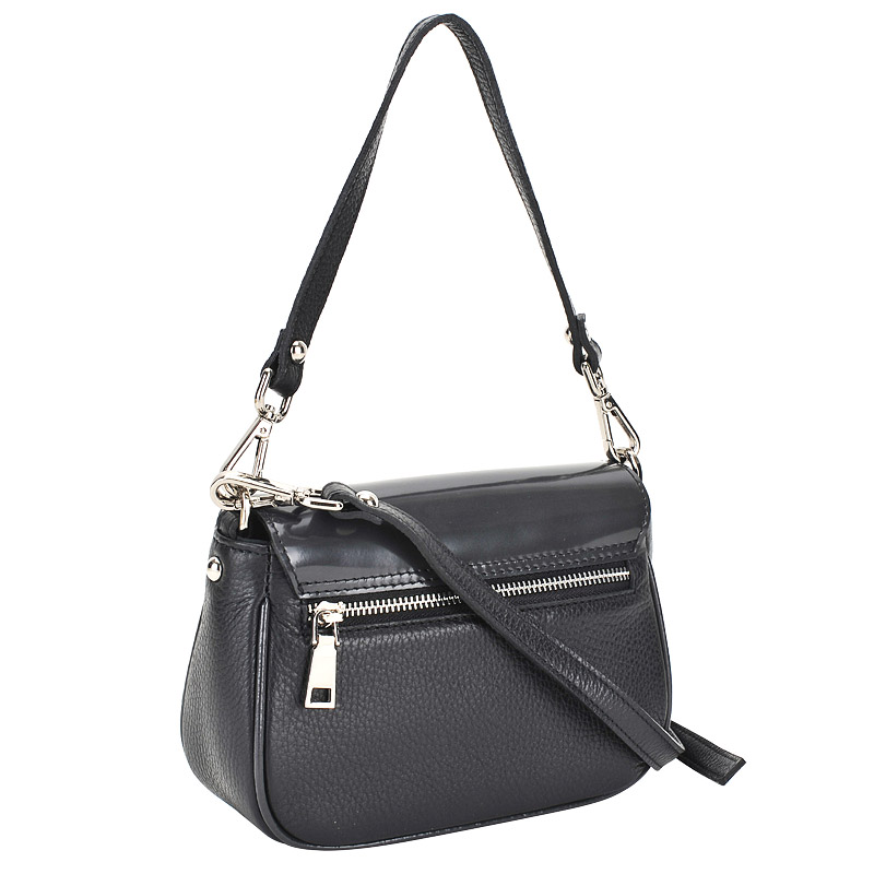 Женская кожаная сумка через плечо Lorenzo Pratto 