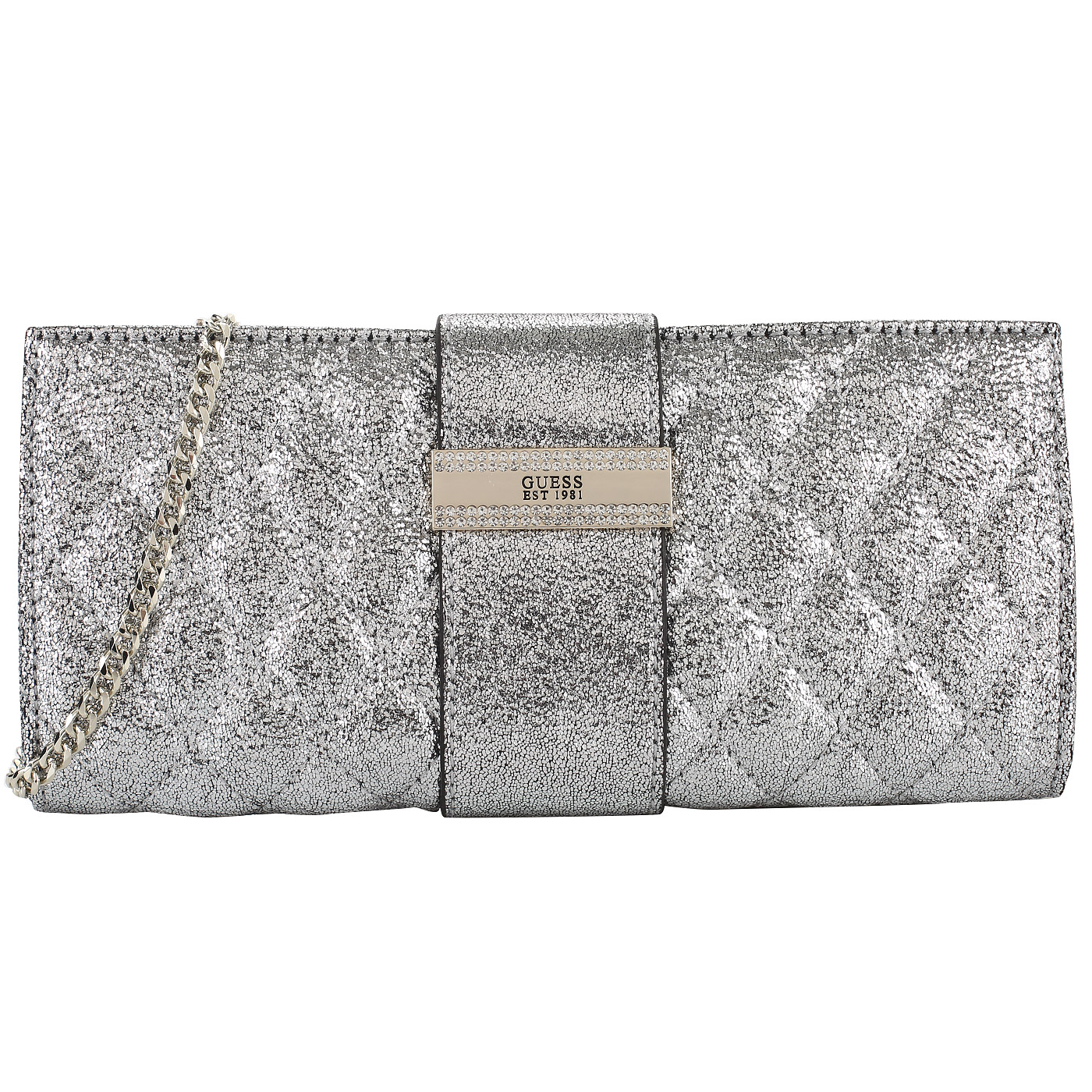 Клатч Guess Highlight HWGG74 13730_silver - 2000558034487 серебряный ...