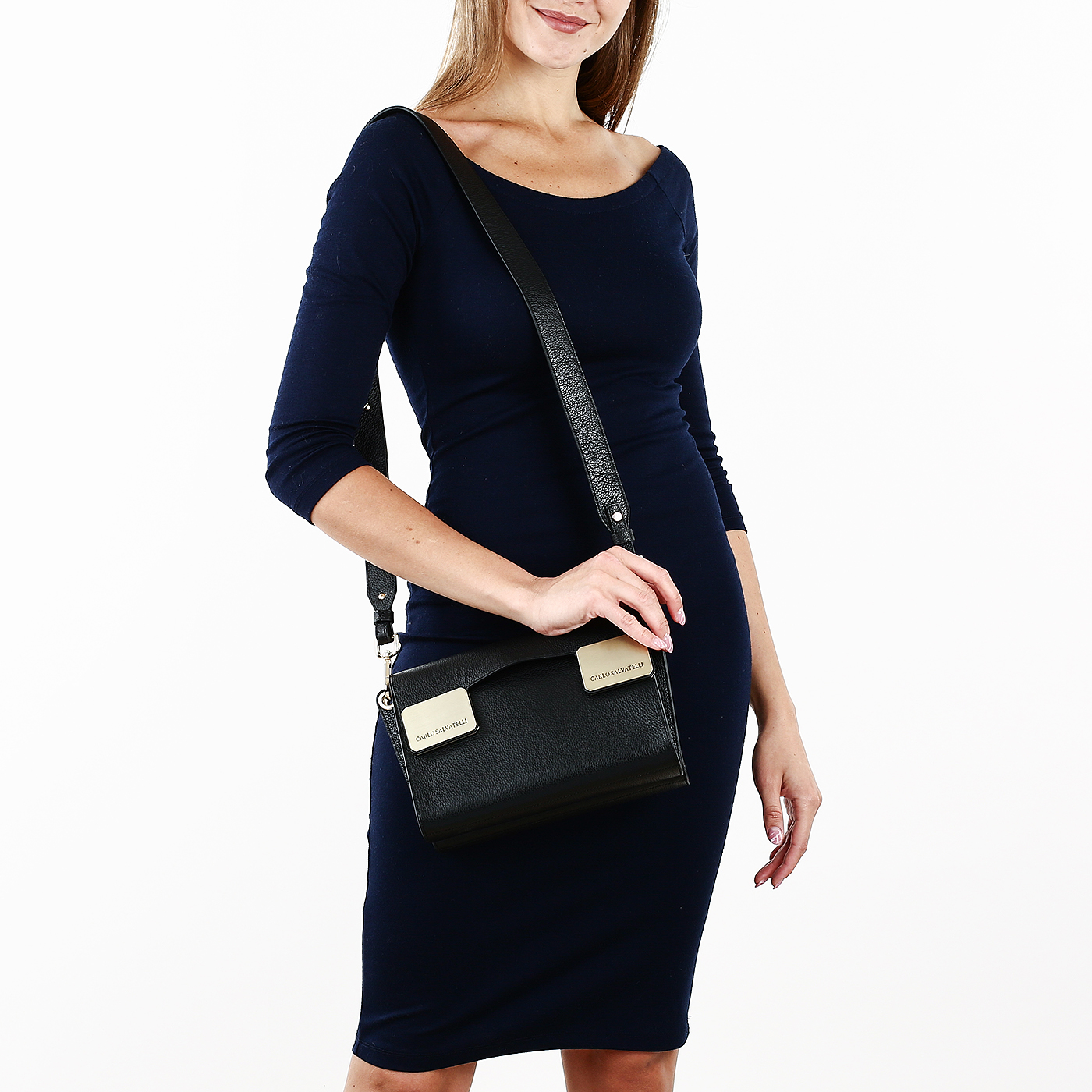 Сумка-мессенджер Carlo Salvatelli Gemma