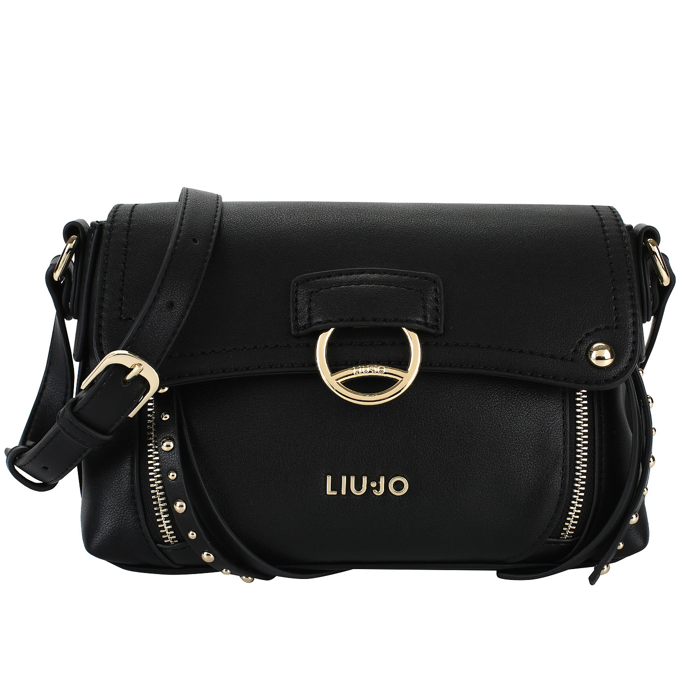 Liu Jo Женская черная сумочка с плечевым ремешком