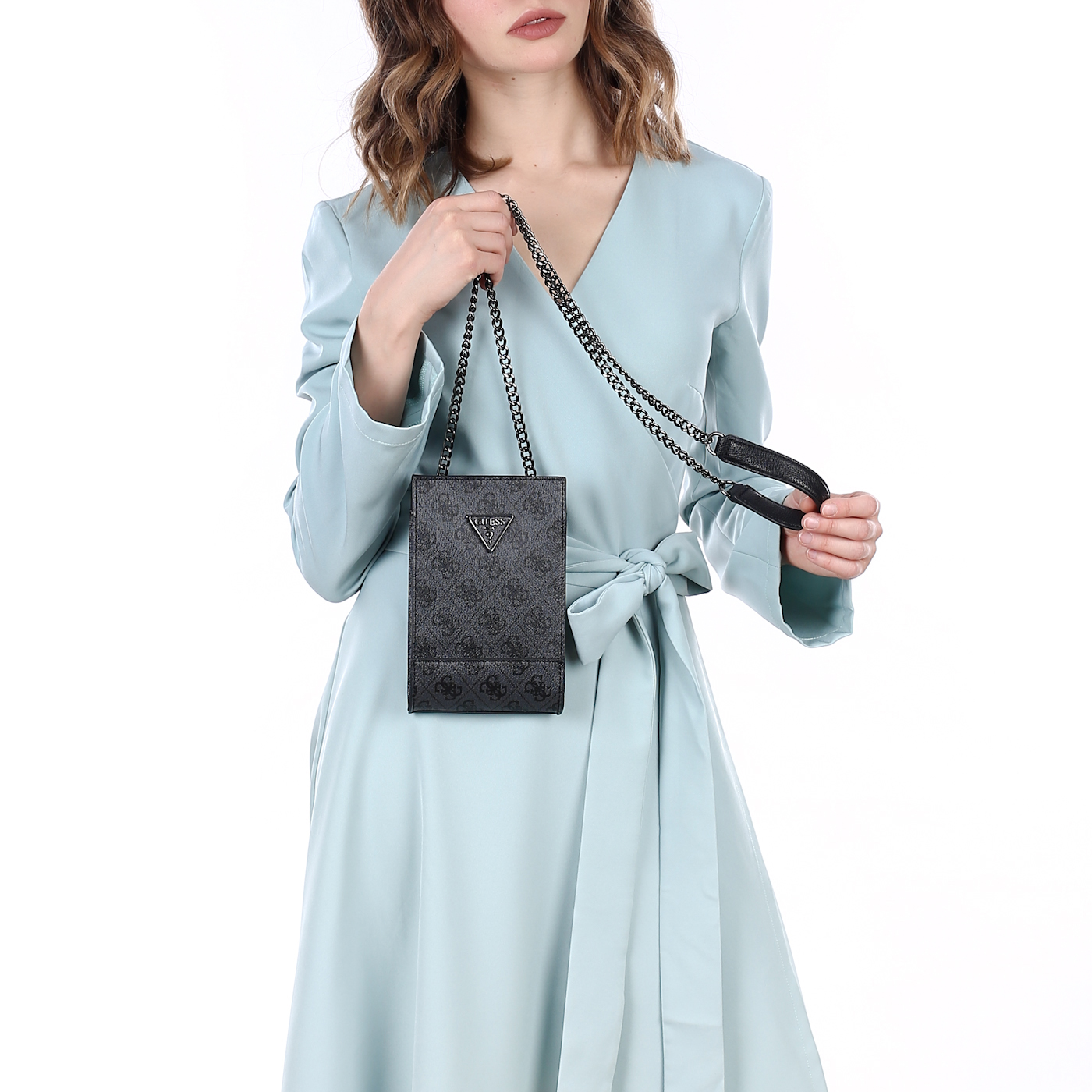 Сумка для смартфона с цепочкой Guess Noelle