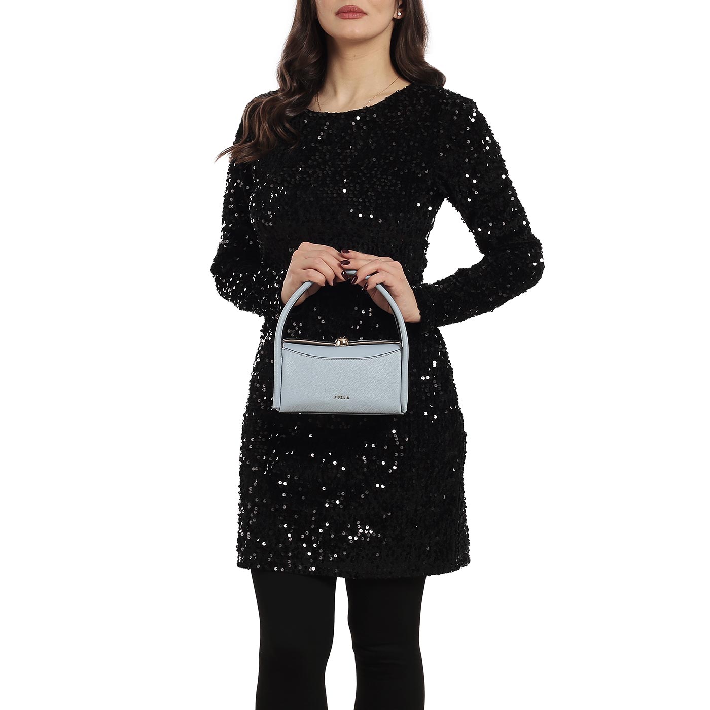 Кожаная сумка Furla Nicole
