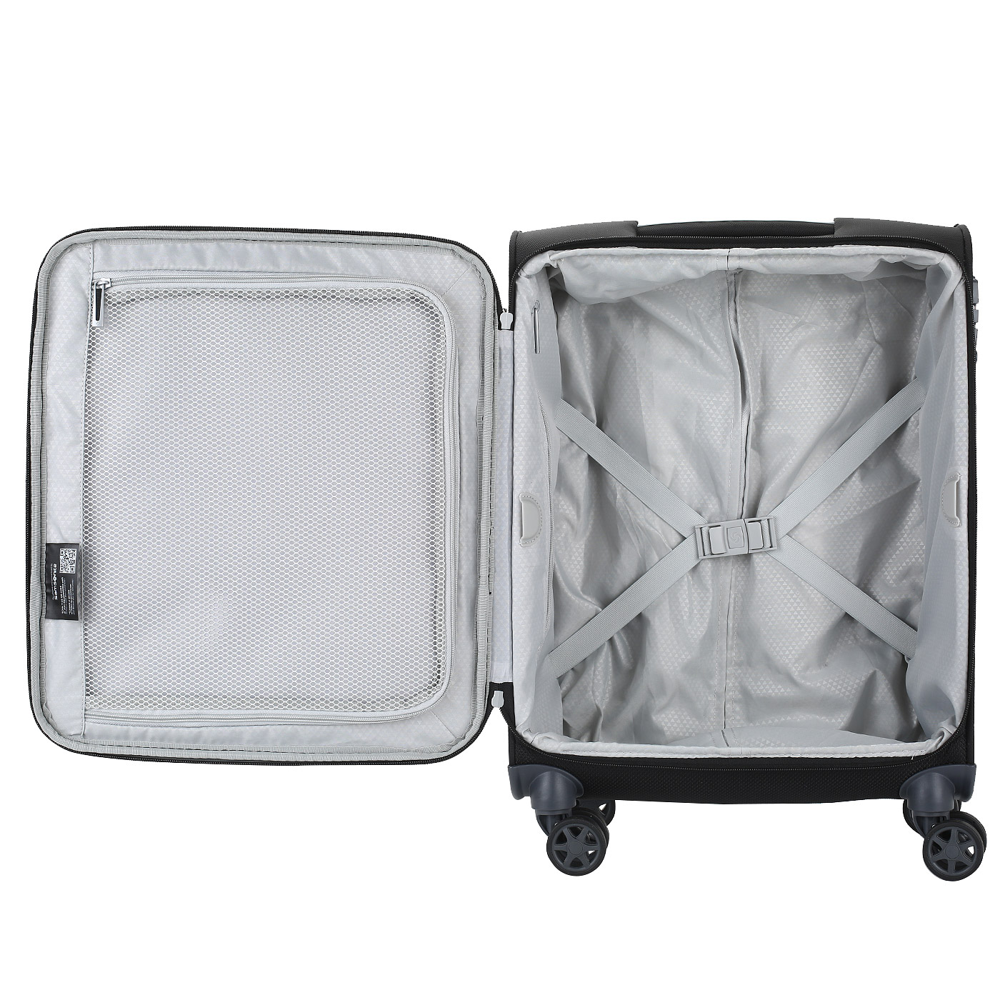 Чемодан для ручной клади тканевый с кодовым замком Samsonite Popsoda