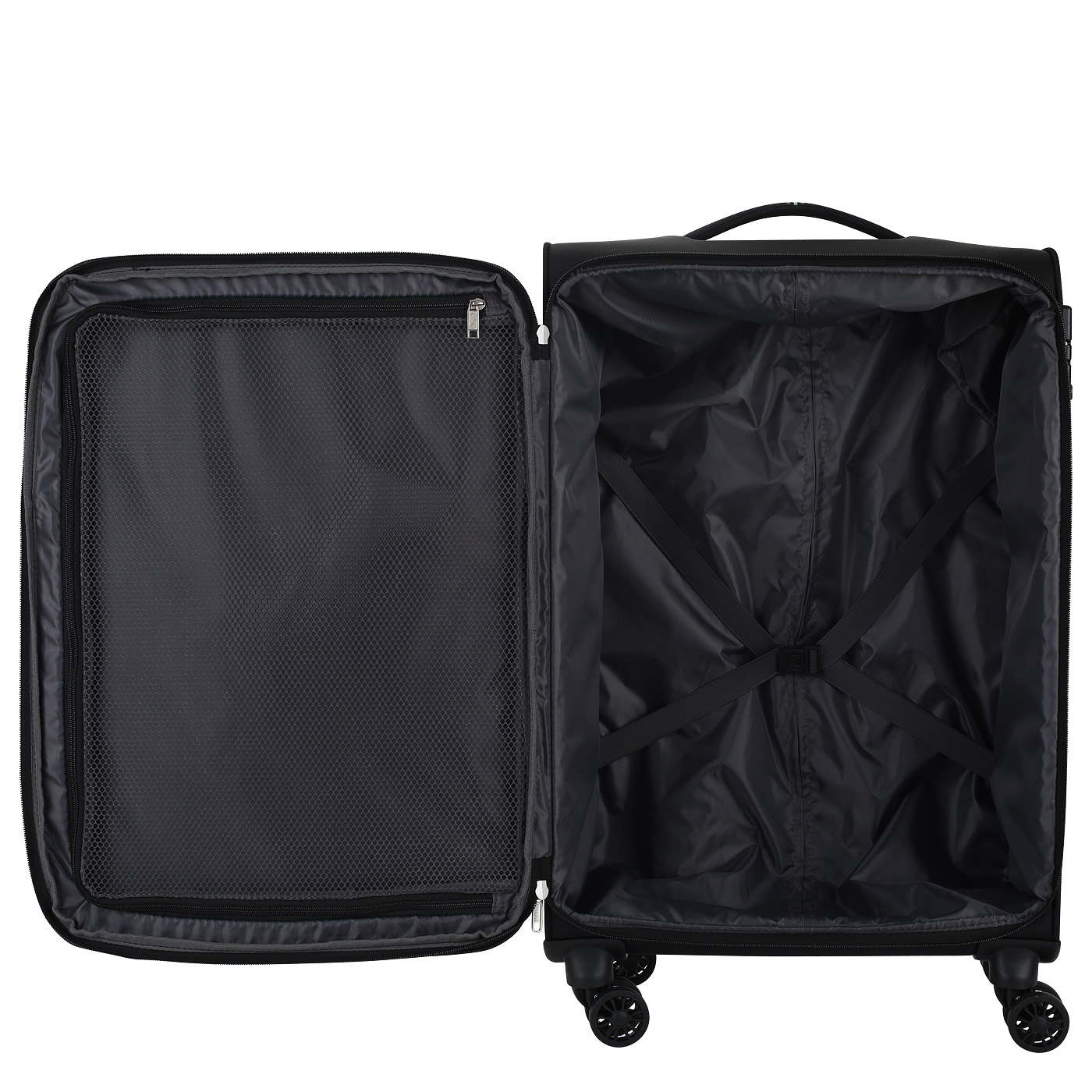 Чемодан средний M тканевый с кодовым замком American Tourister Crosstrack