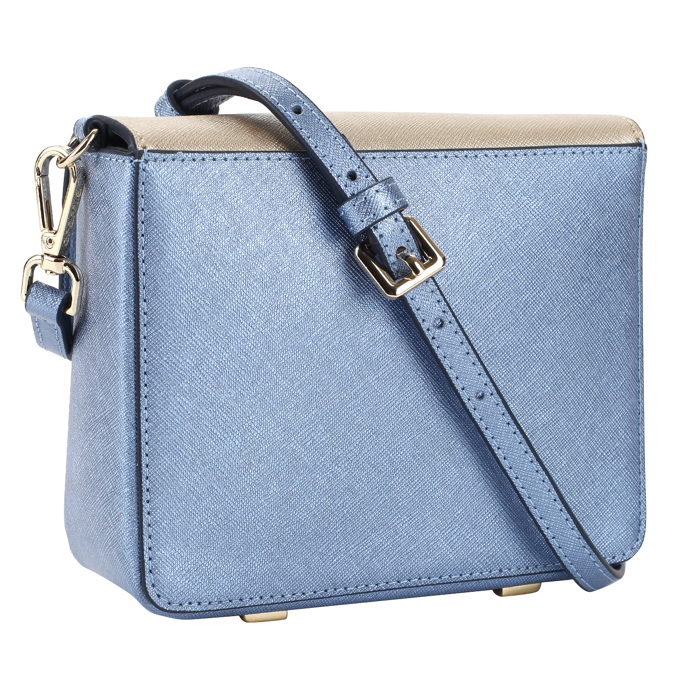 Сафьяновая сумочка со съемным ремешком Cromia It saffiano