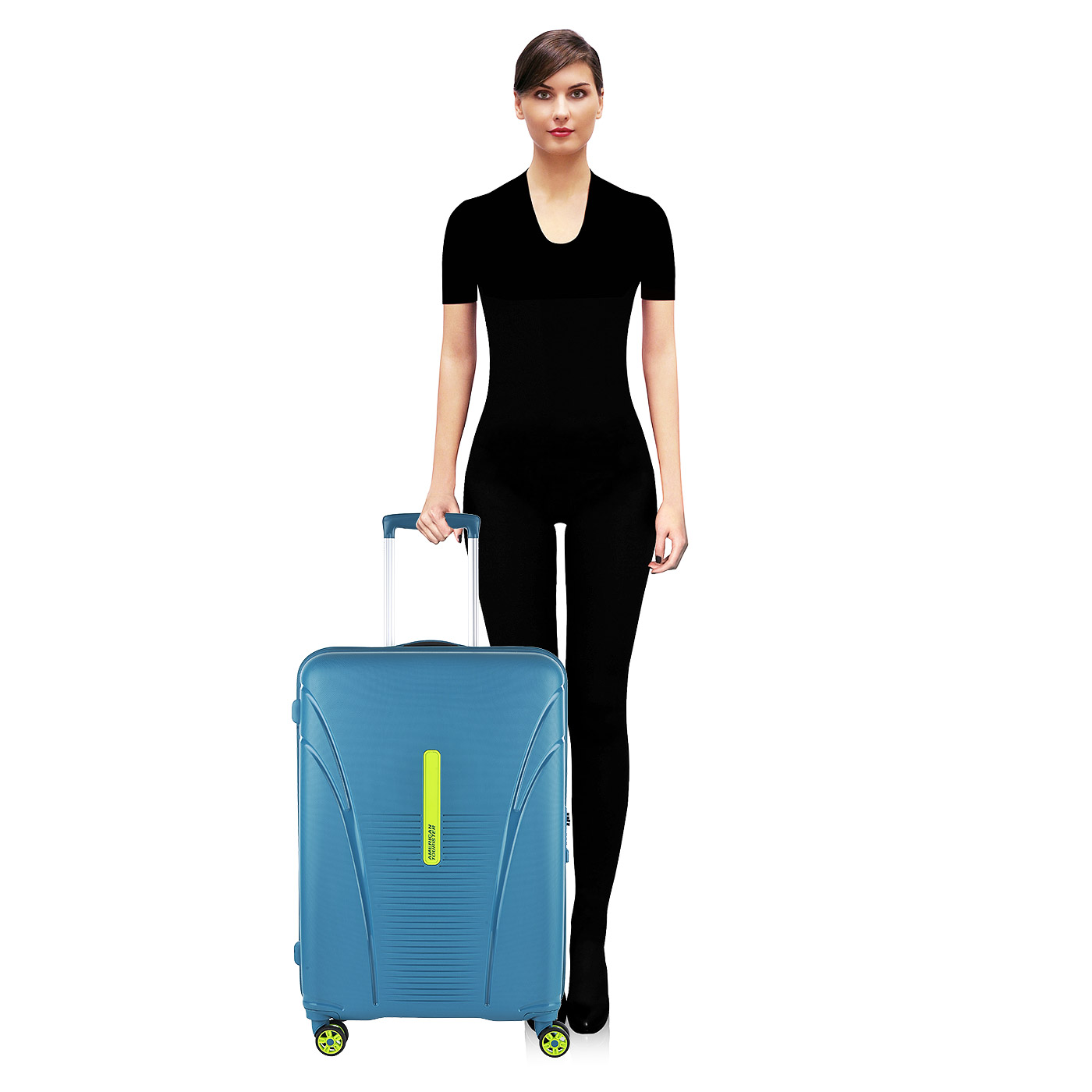 Чемодан средний M из полипропилена American Tourister Skytracer