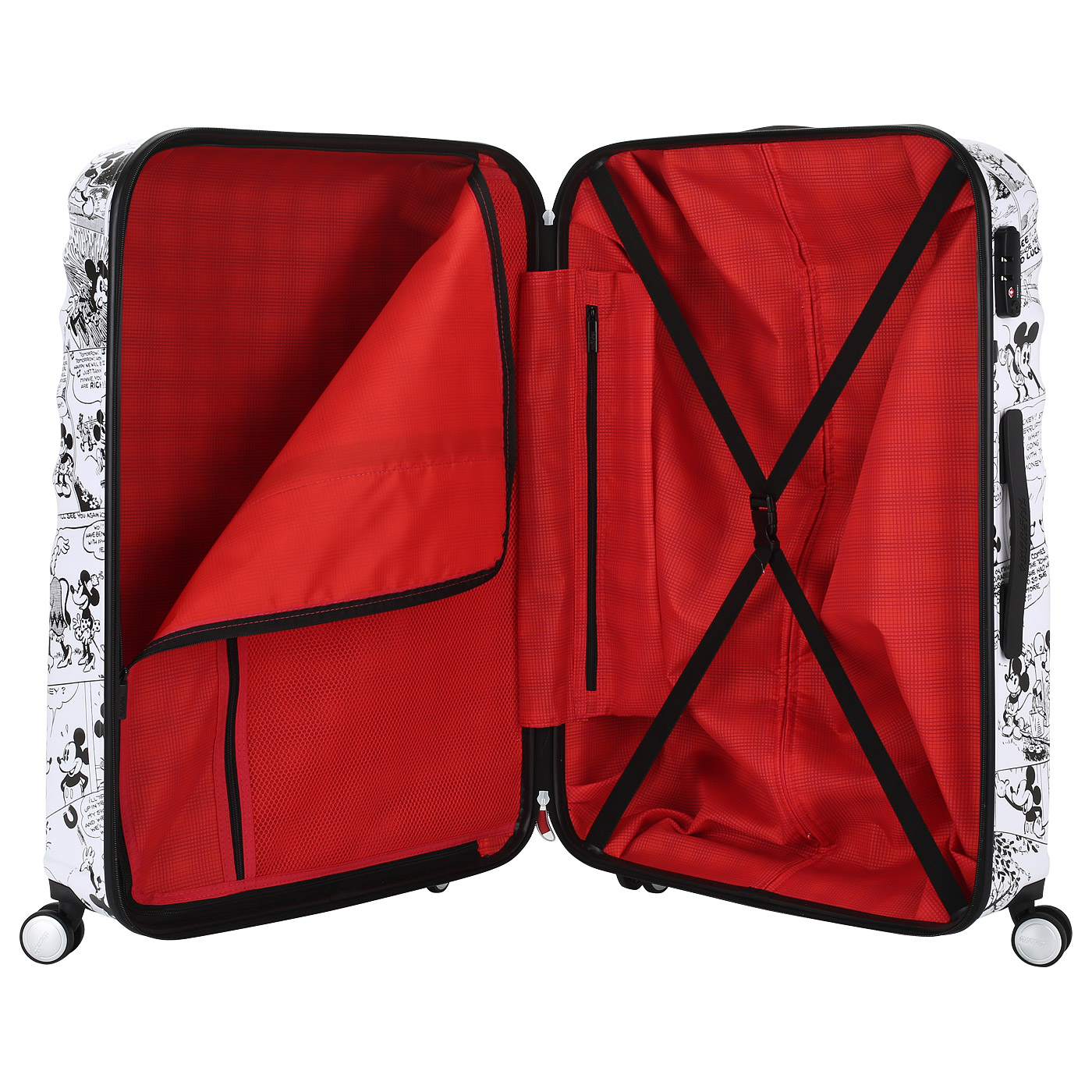 Чемодан большой L из ABS-пластика с кодовым замком American Tourister Wavebreaker Disney