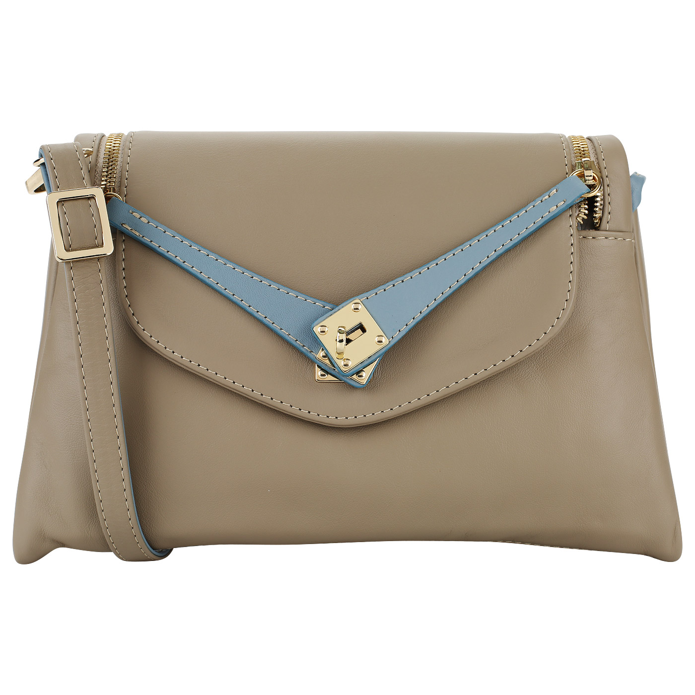 Bruno Rossi Сумка-клатч со съемным ремешком