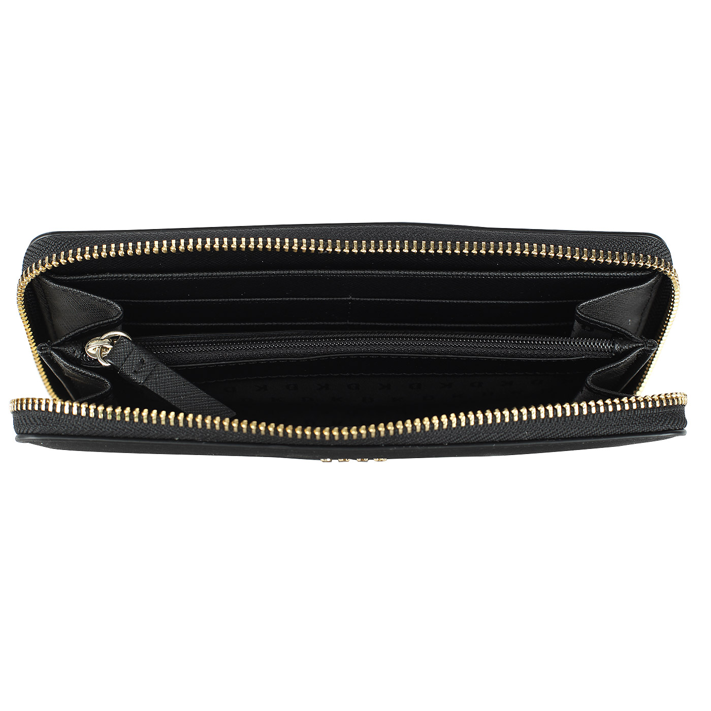 Женское портмоне из натуральной сафьяновой кожи DKNY Saffiano