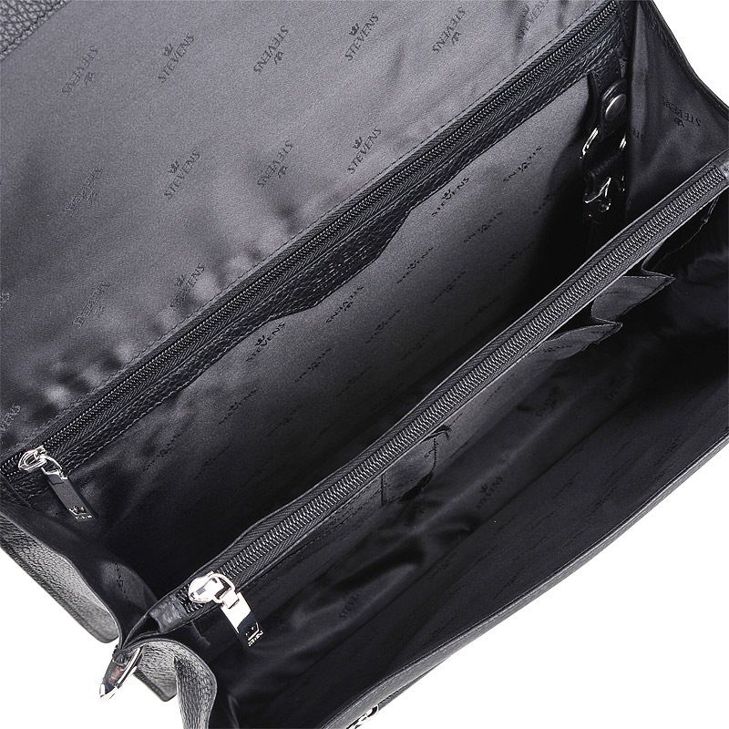 Мужской кожаный портфель Stevens