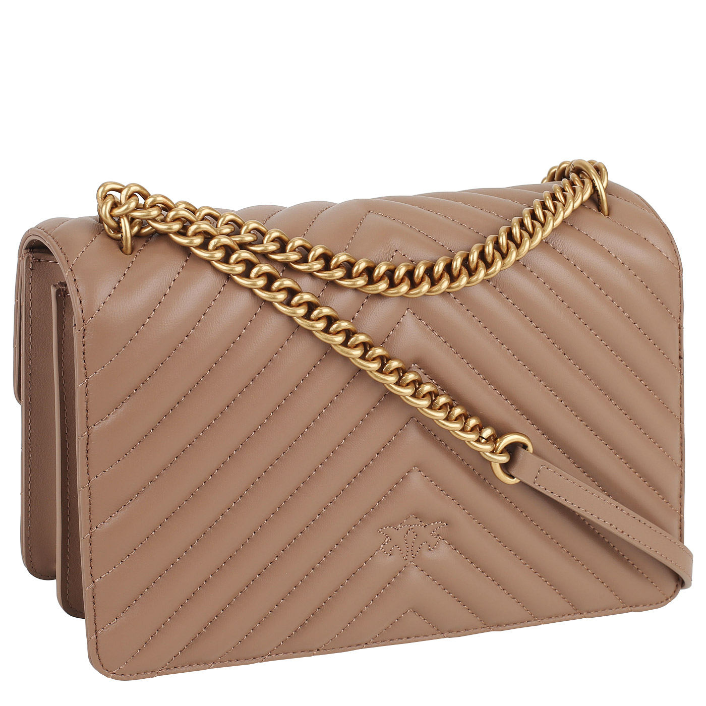 Сумка через плечо с цепочкой Pinko Love One