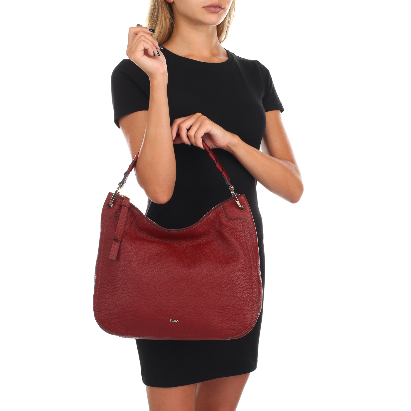 Сумка из натуральной кожи Furla Rialto