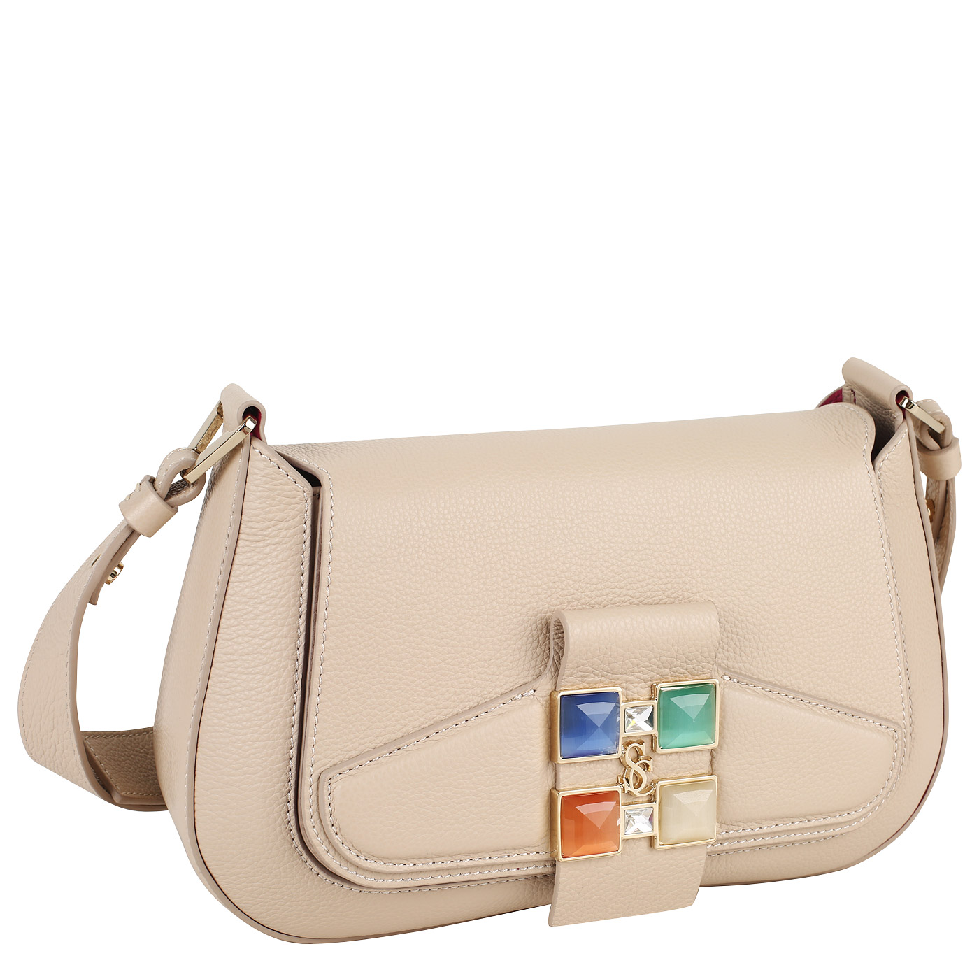 Кожаная сумка через плечо Carlo Salvatelli Gemma