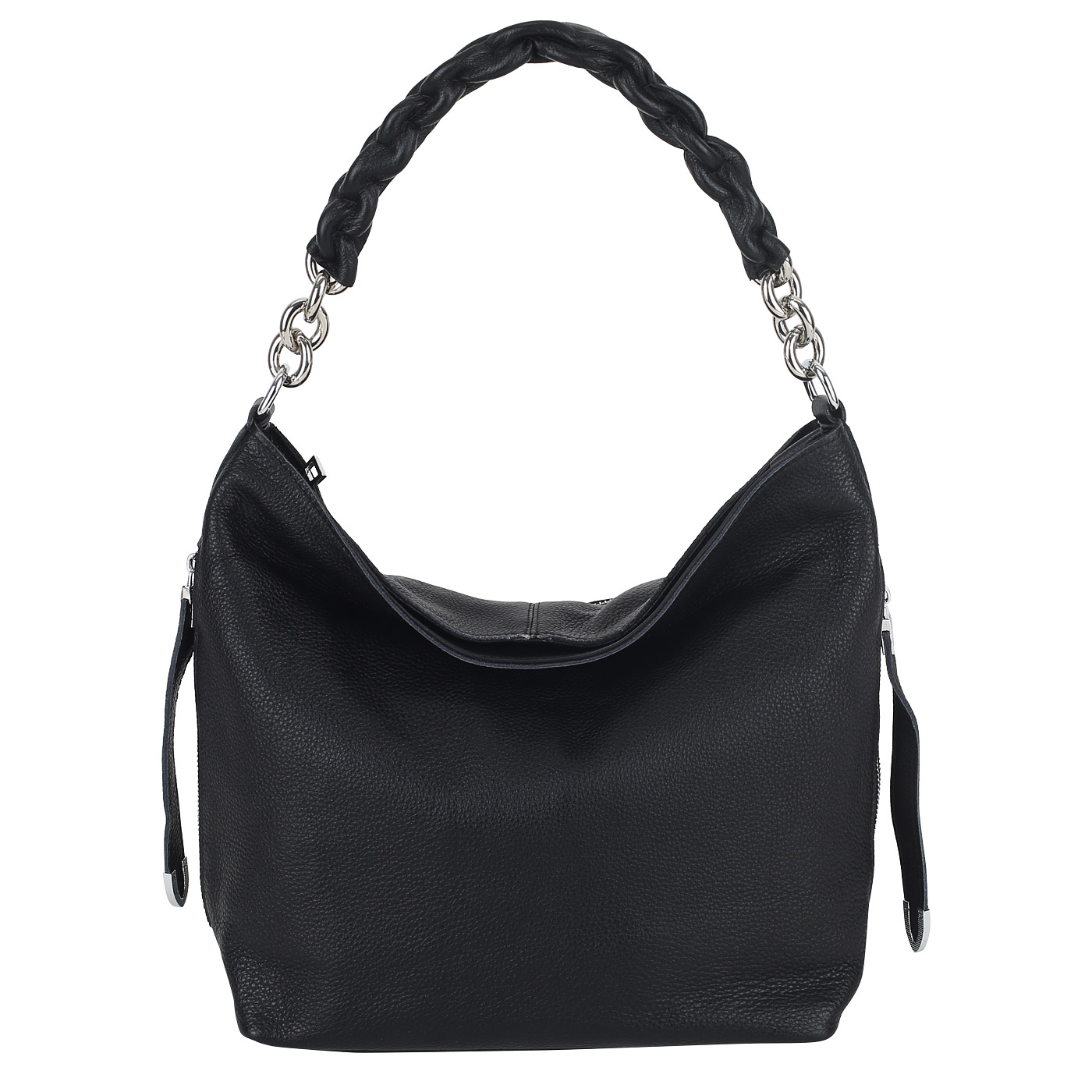 Кожаная сумка с цепочкой Helena Shine 8798 HS - 2000558415781 черный ...