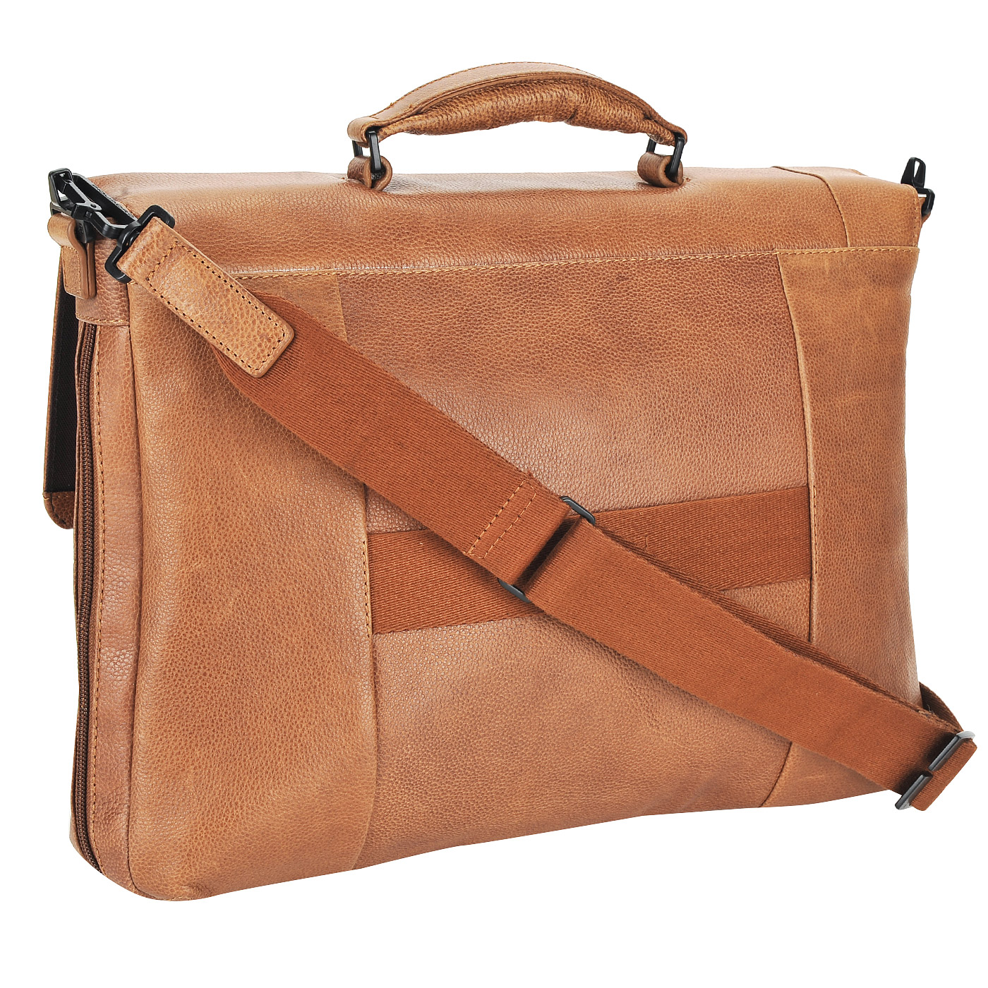 Мужской светлый портфель из натуральной кожи Piquadro Plus