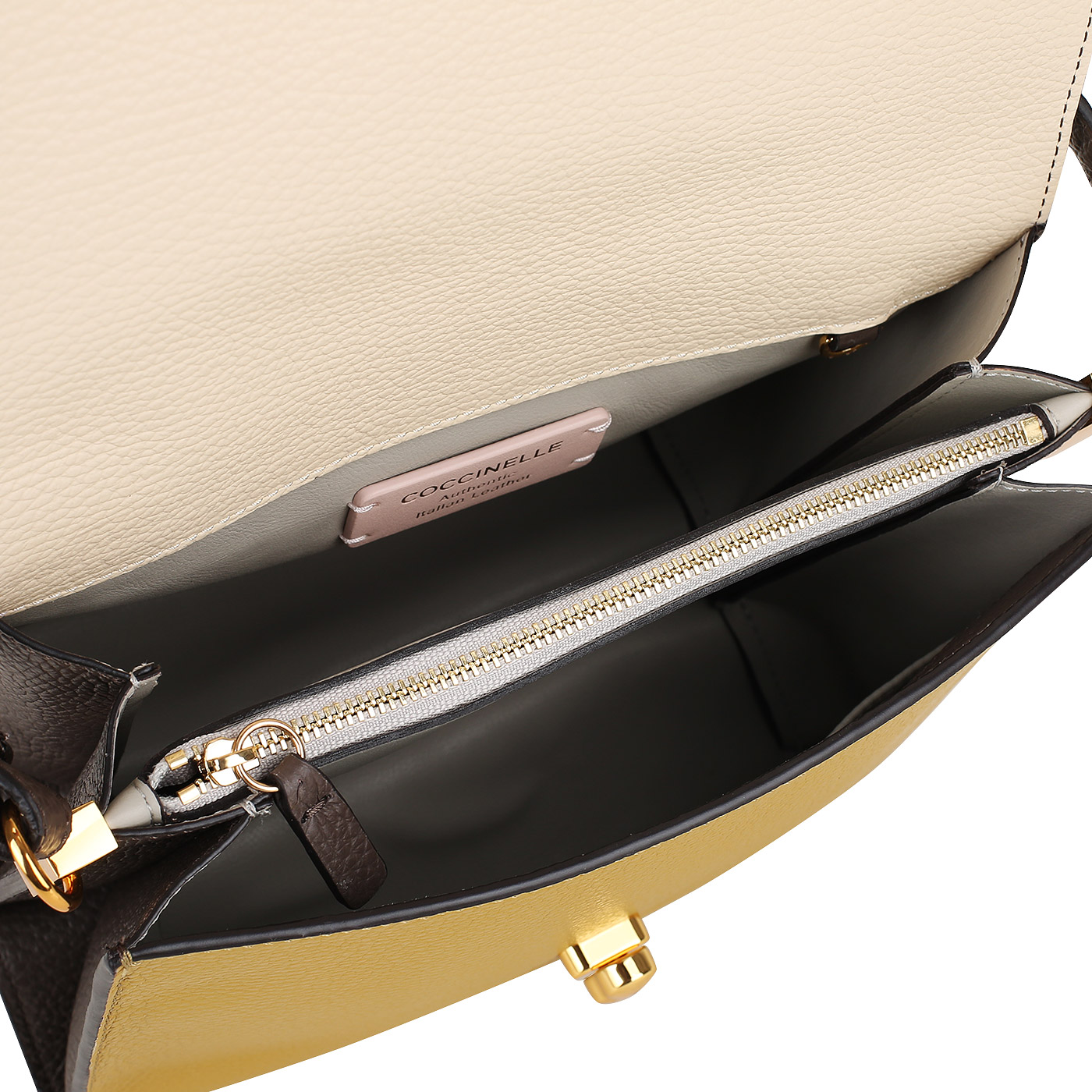 Кожаная сумка Coccinelle CoccinelleBinxie tricolor