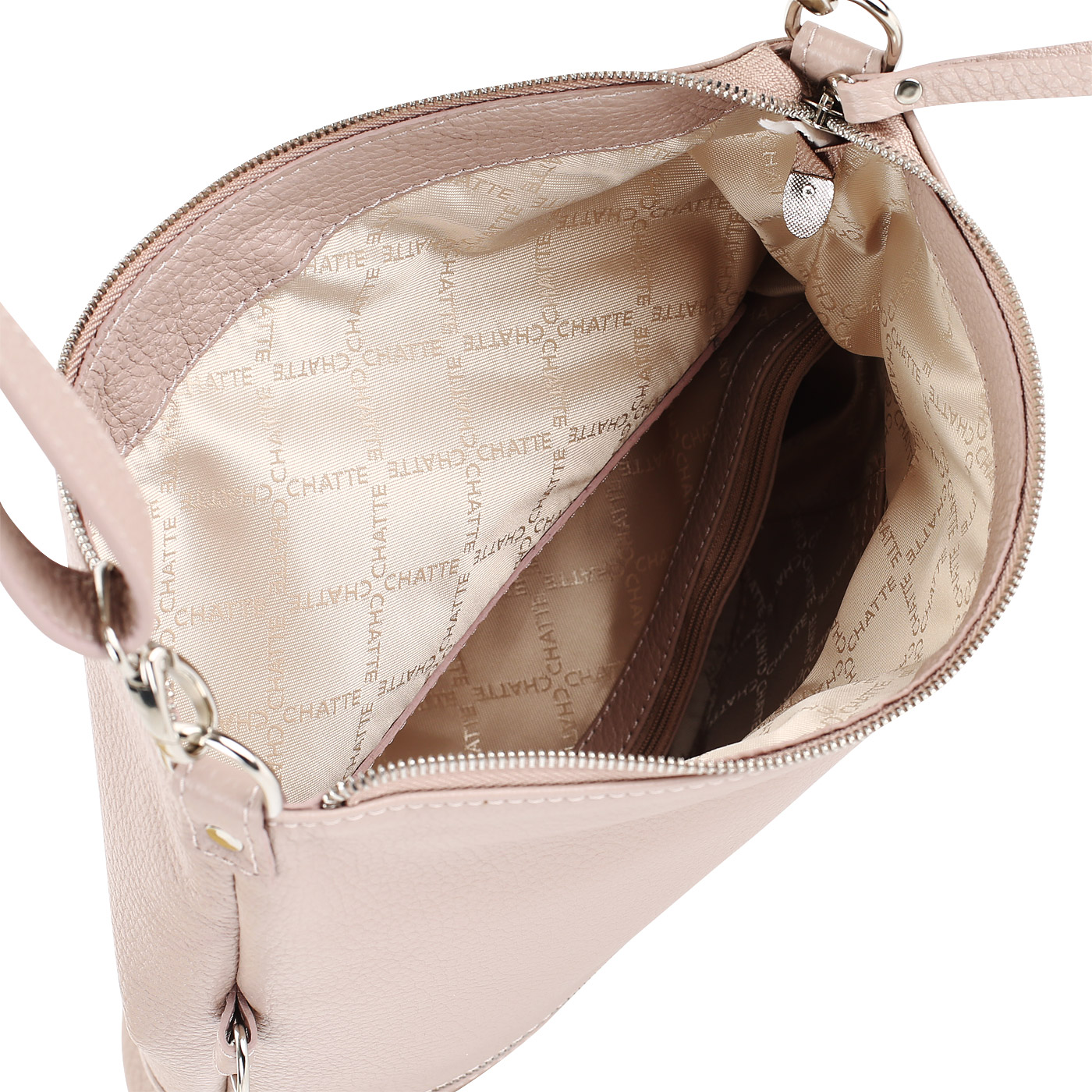 Женская сумка из зернистой кожи Chatte 