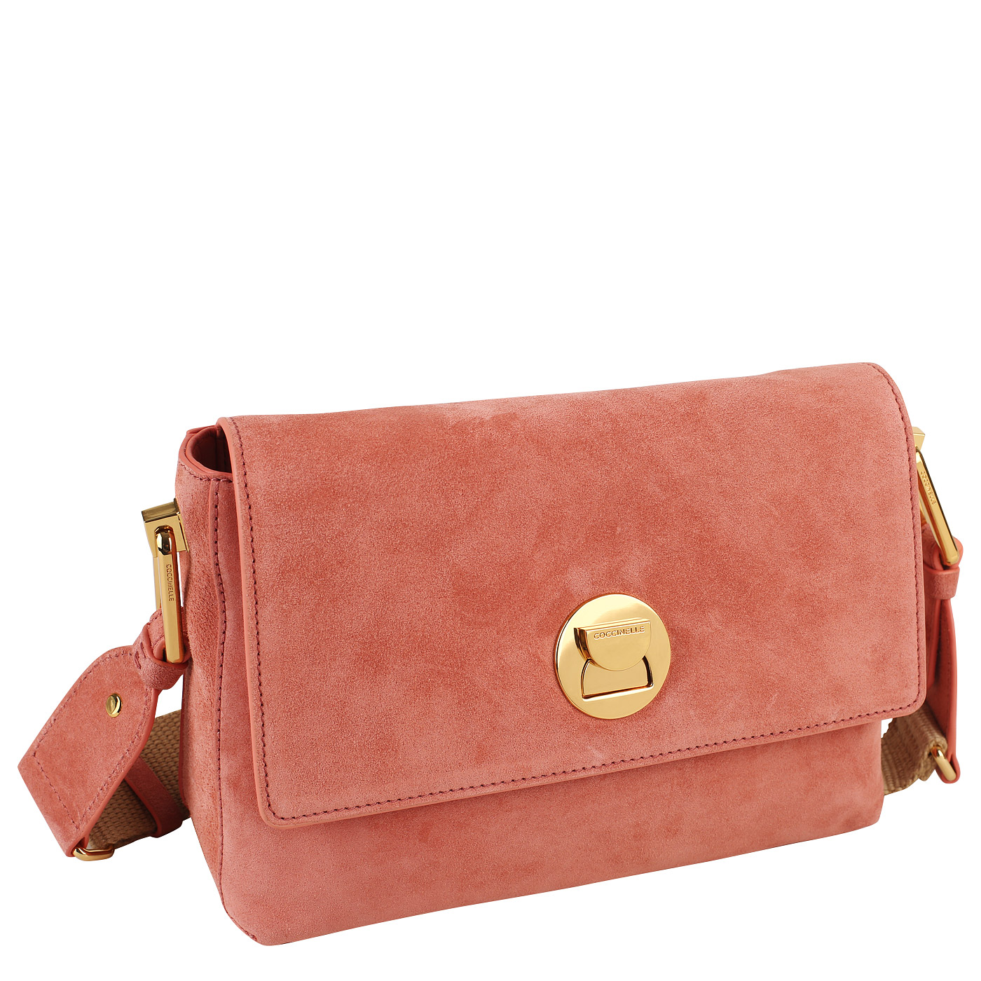 Замшевая сумка через плечо Coccinelle Liya suede