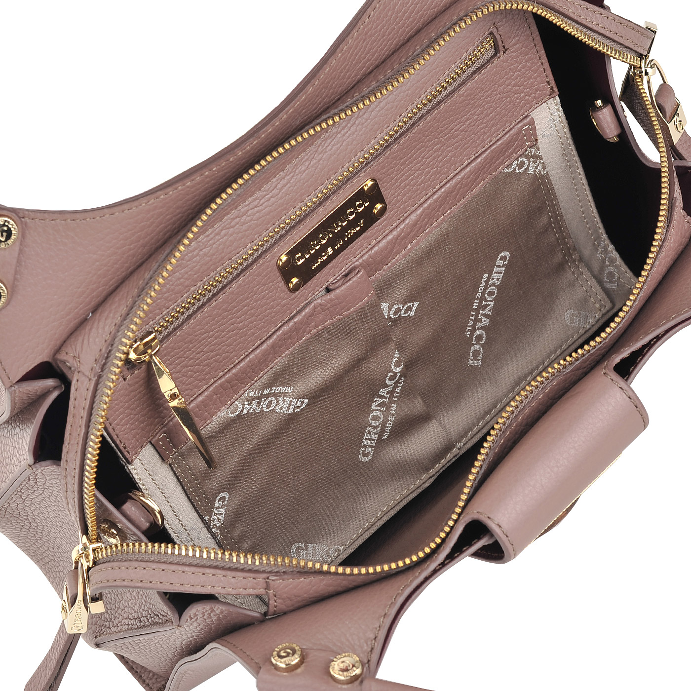 Женская кожаная сумка со съемным плечевым ремешком Gironacci 