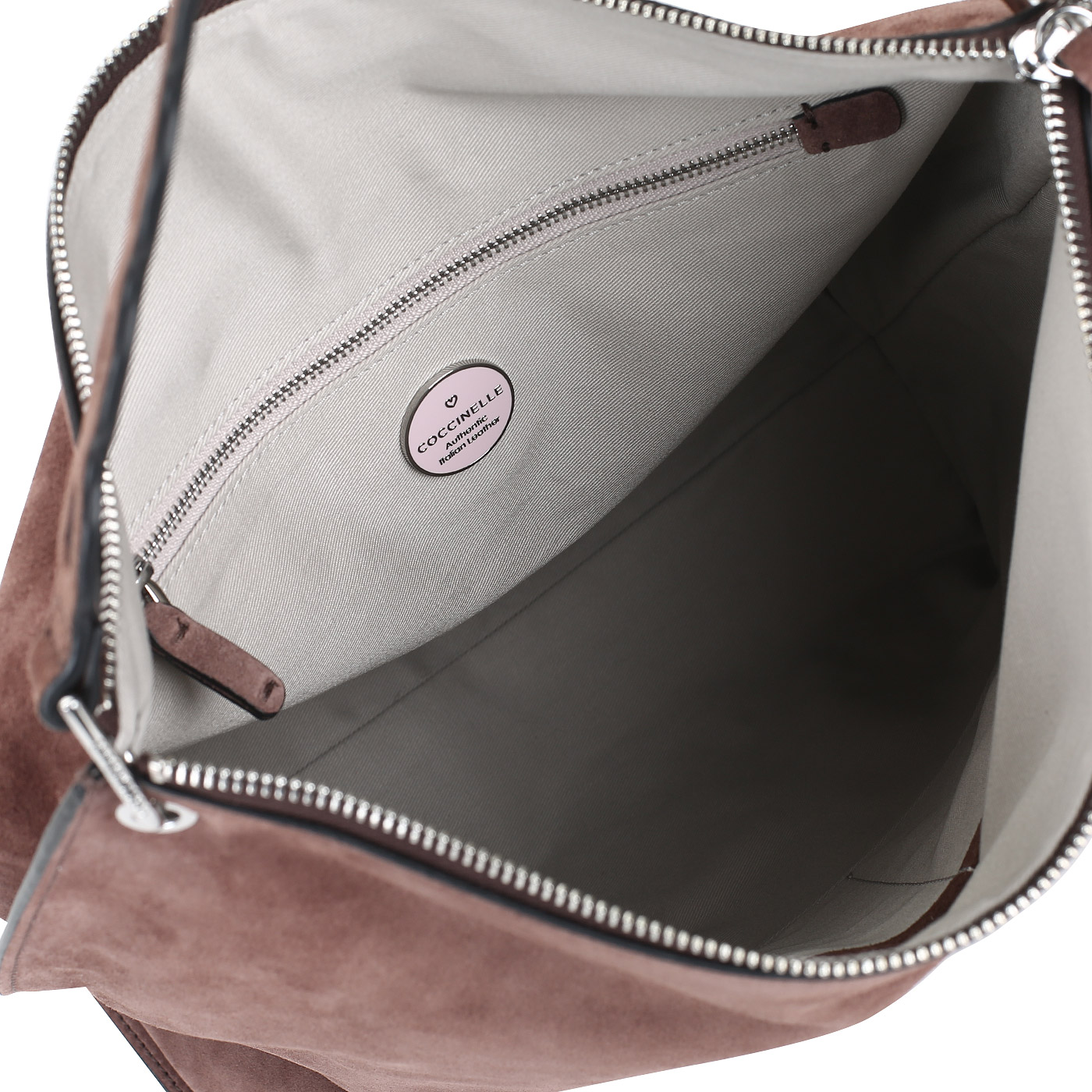 Мягкая замшевая сумка Coccinelle Naive suede