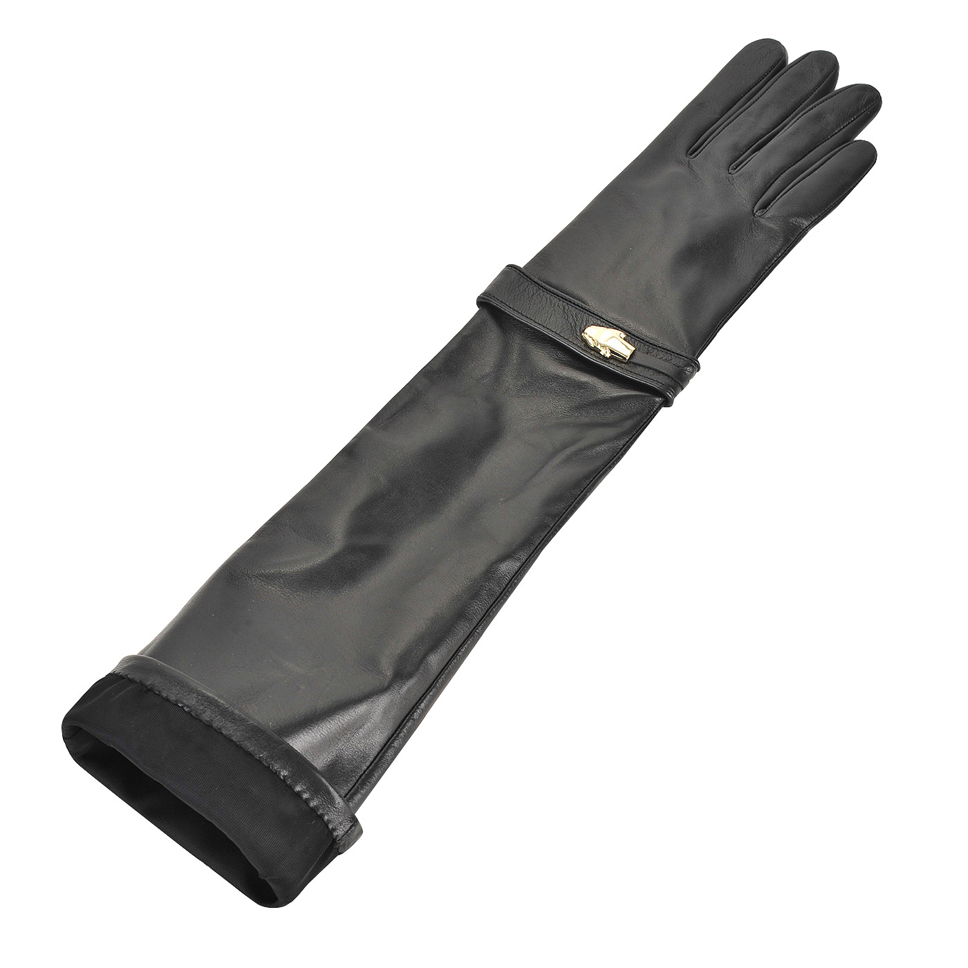 Длинные кожаные перчатки Cavalli Class Gloves