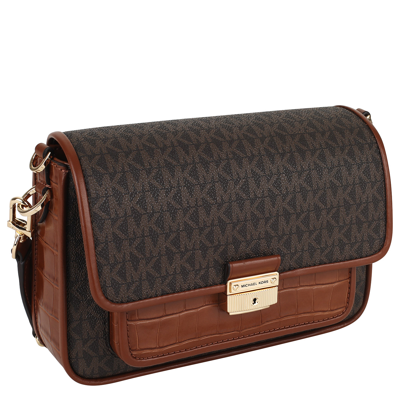 Сумка из комбинированной кожи Michael Kors Bradshaw