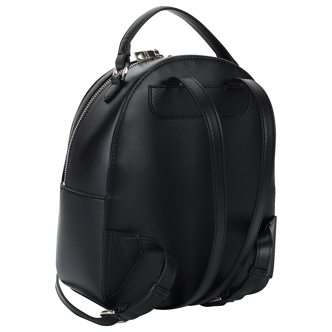 Черный женский рюкзак Love Moschino Love Intarsia