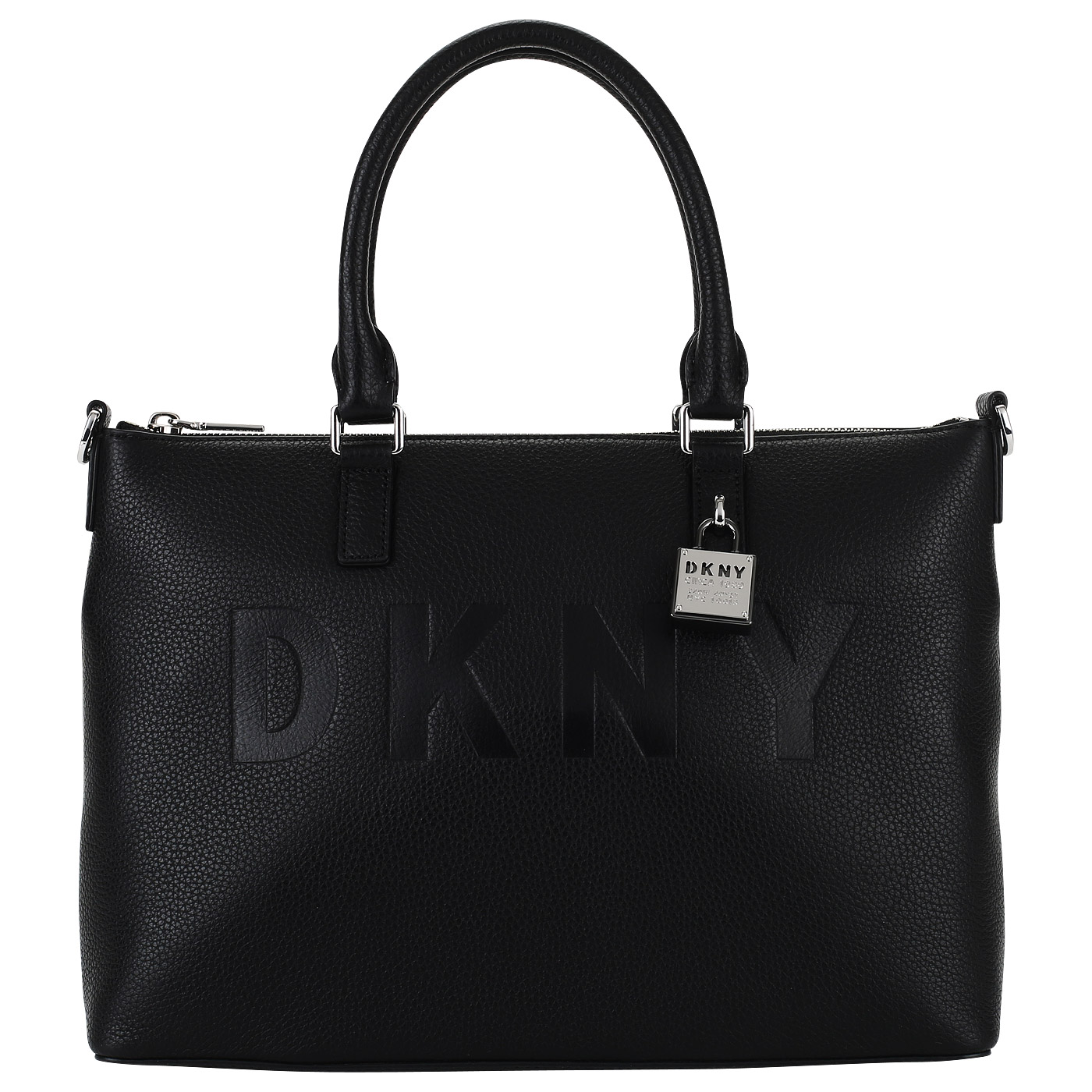 DKNY Кожаная сумка на молнии