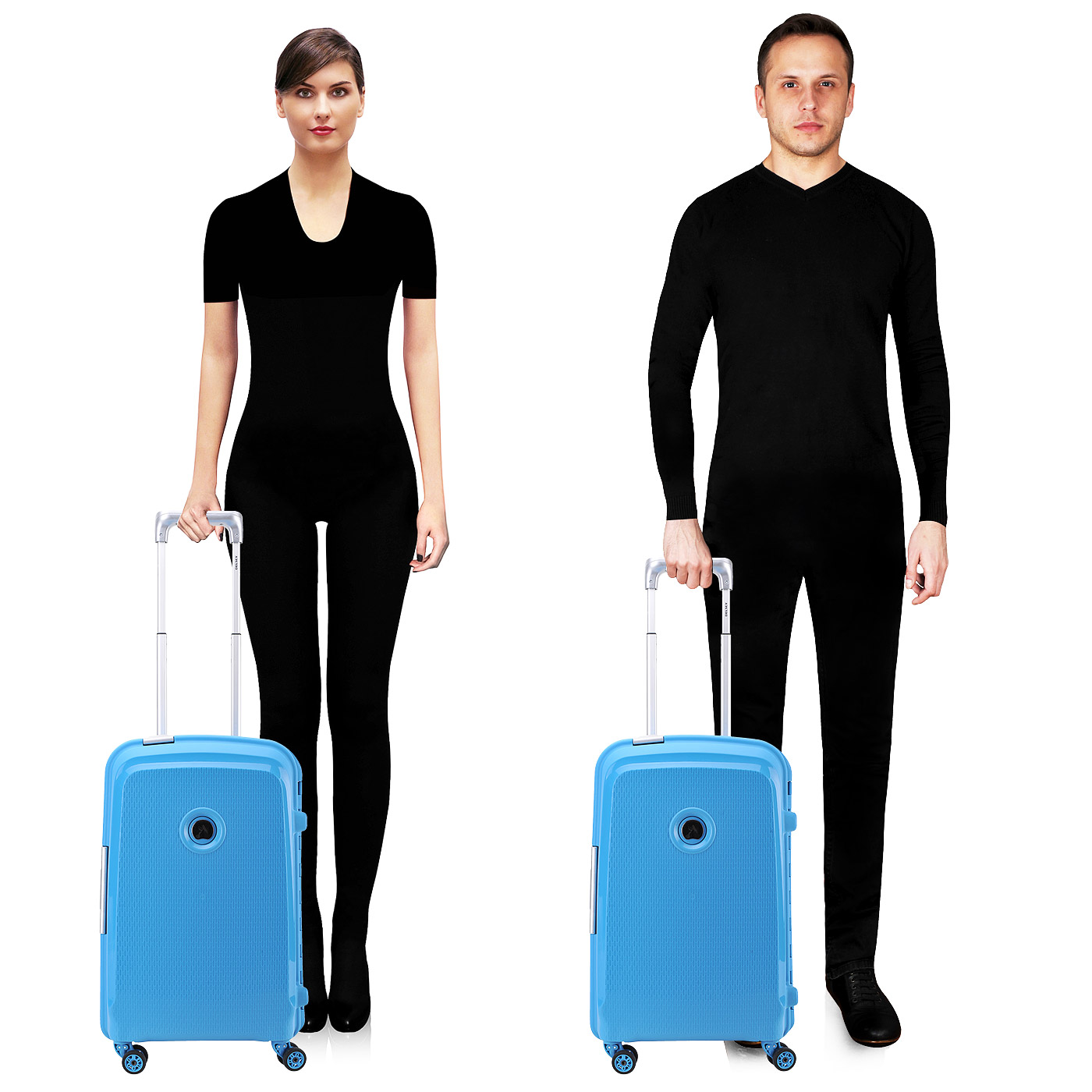 Чемодан маленький S пластиковый Delsey Belfort