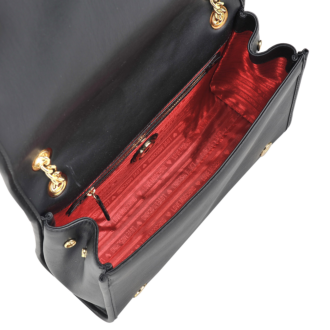 Женская стеганая сумочка на цепочке через плечо Love Moschino Quilted patchwork