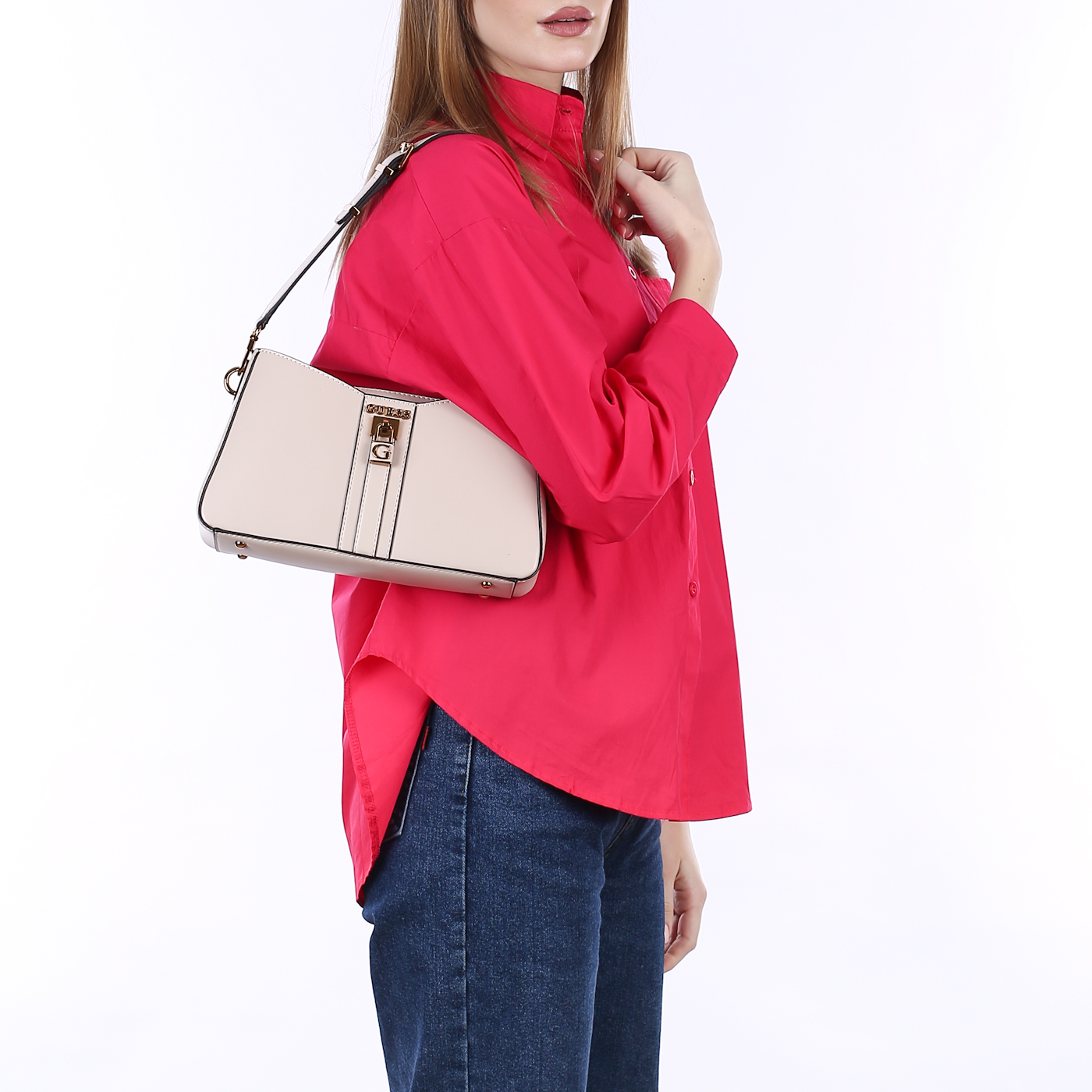 Сумка с регулируемой ручкой Guess Ginevra HWVZ87 34180_light rum ...
