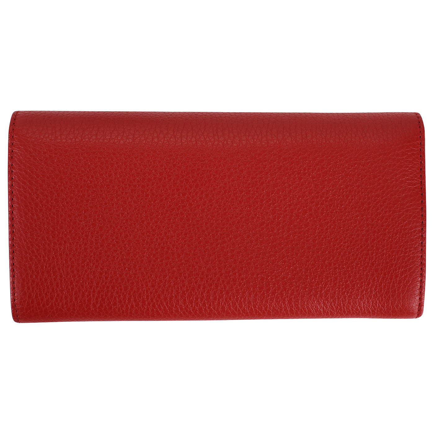 Красный кожаный кошелек Coccinelle Metallic Soft