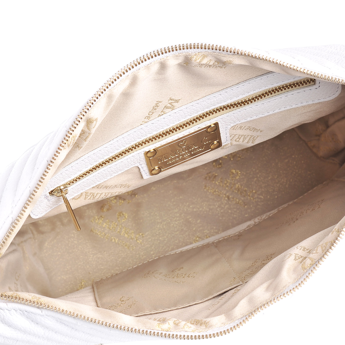 Женская кожаная сумка через плечо Marina Creazioni 
