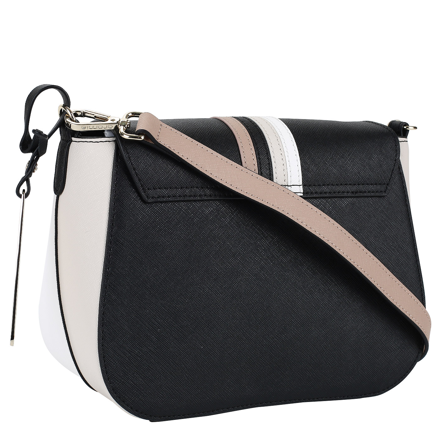Компактная сумочка из сафьяна с плечевым ремешком Cromia Maeva