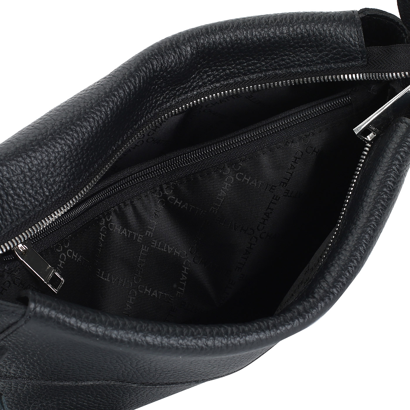 Женская кожаная сумочка на молнии Chatte 