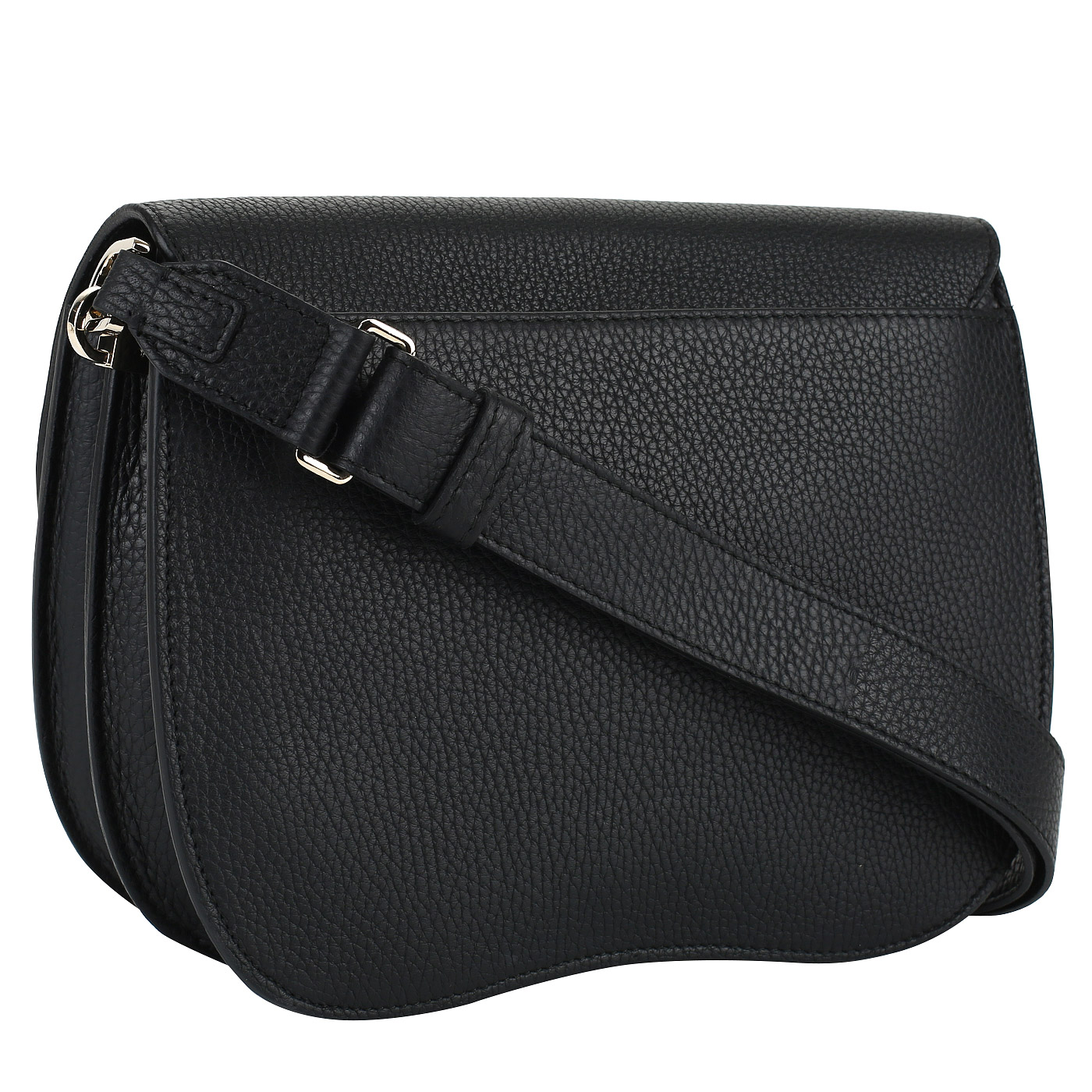 Черная женская кожаная сумочка Furla Ducale