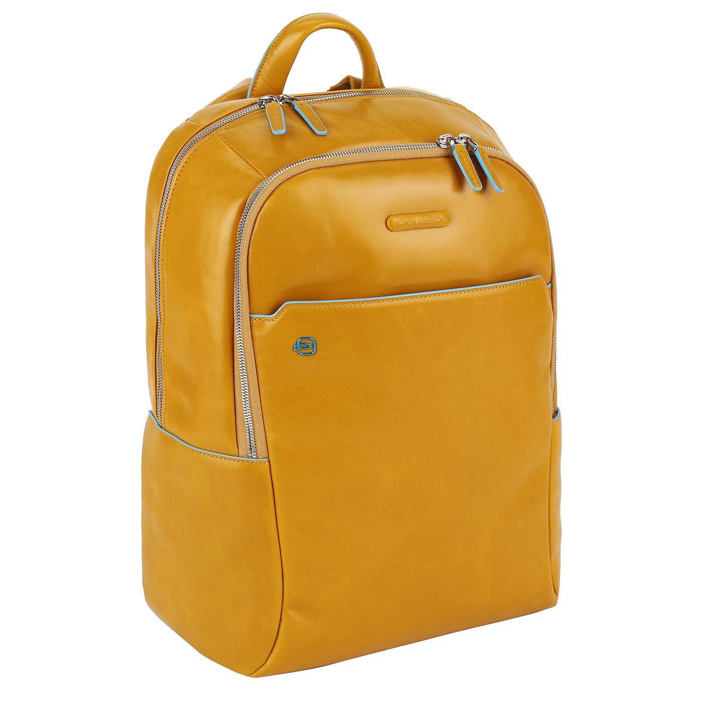 Кожаный рюкзак Piquadro Blue square