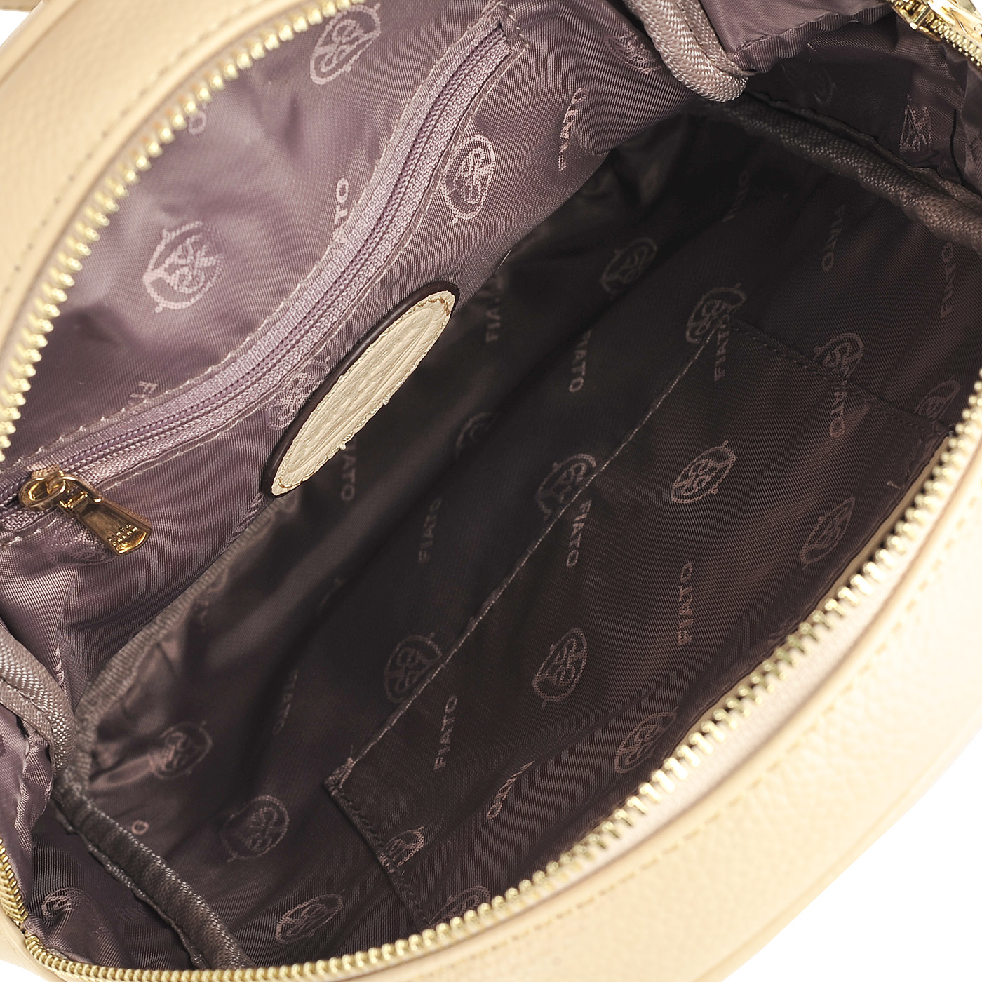 Бежевый рюкзак из натуральной кожи Fiato Dream 