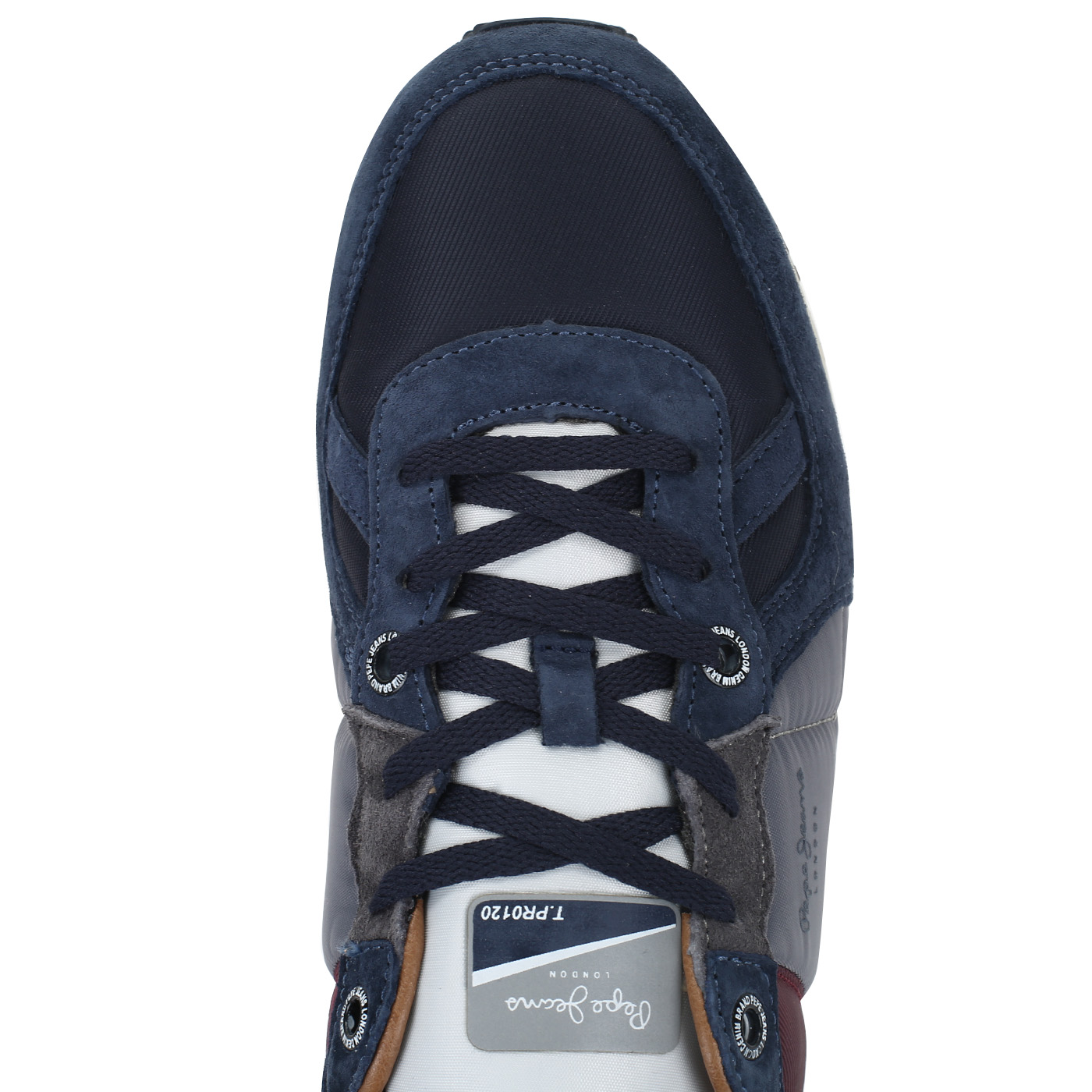 Трехцветные кроссовки Pepe Jeans London Tinker