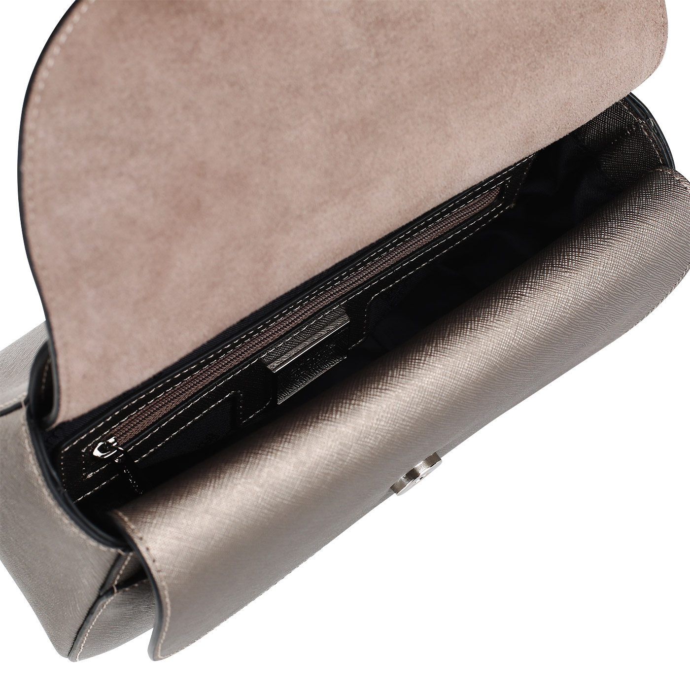Сафьяновая сумочка с откидным клапаном Cromia Perla