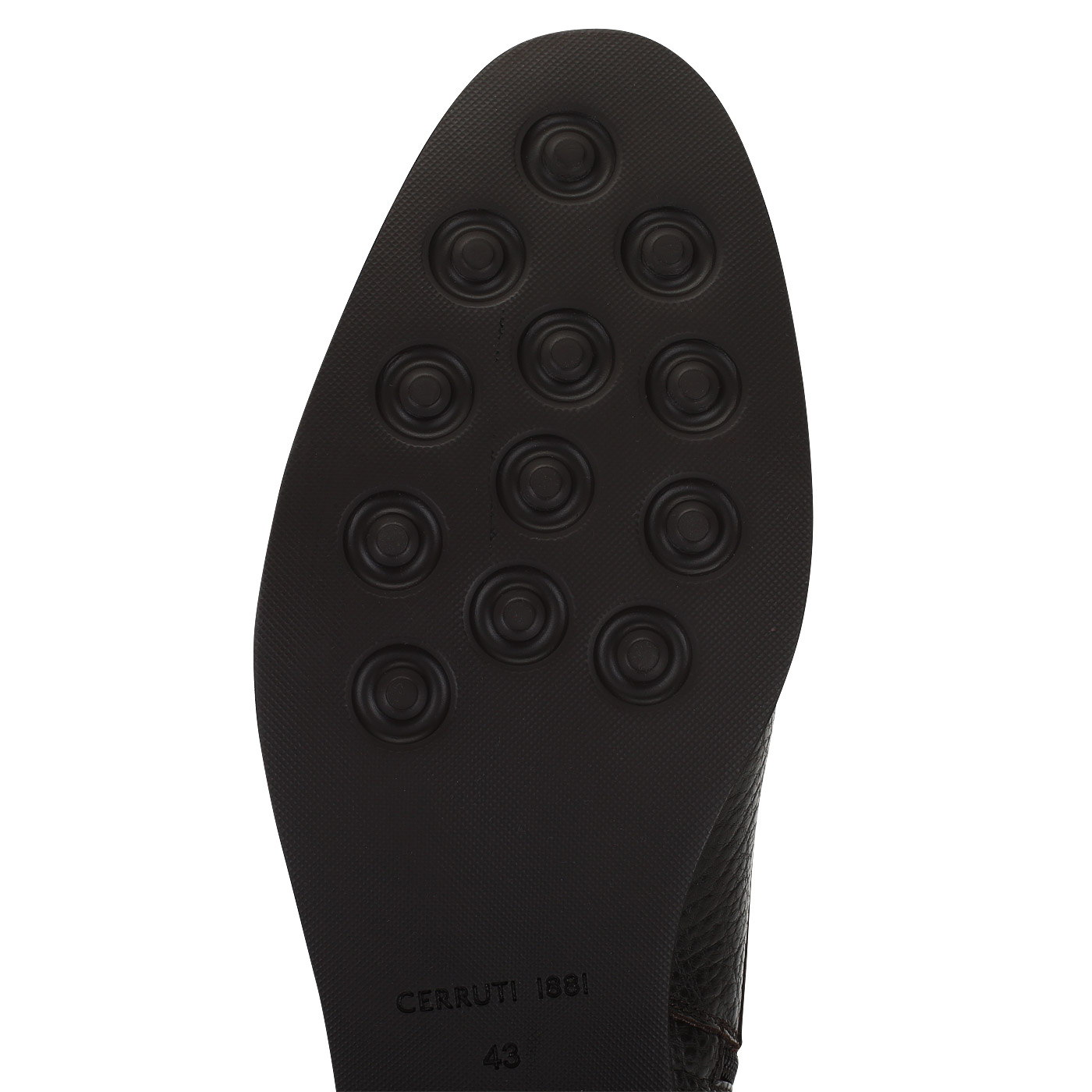 Коричневые кожаные ботинки Cerruti 1881 