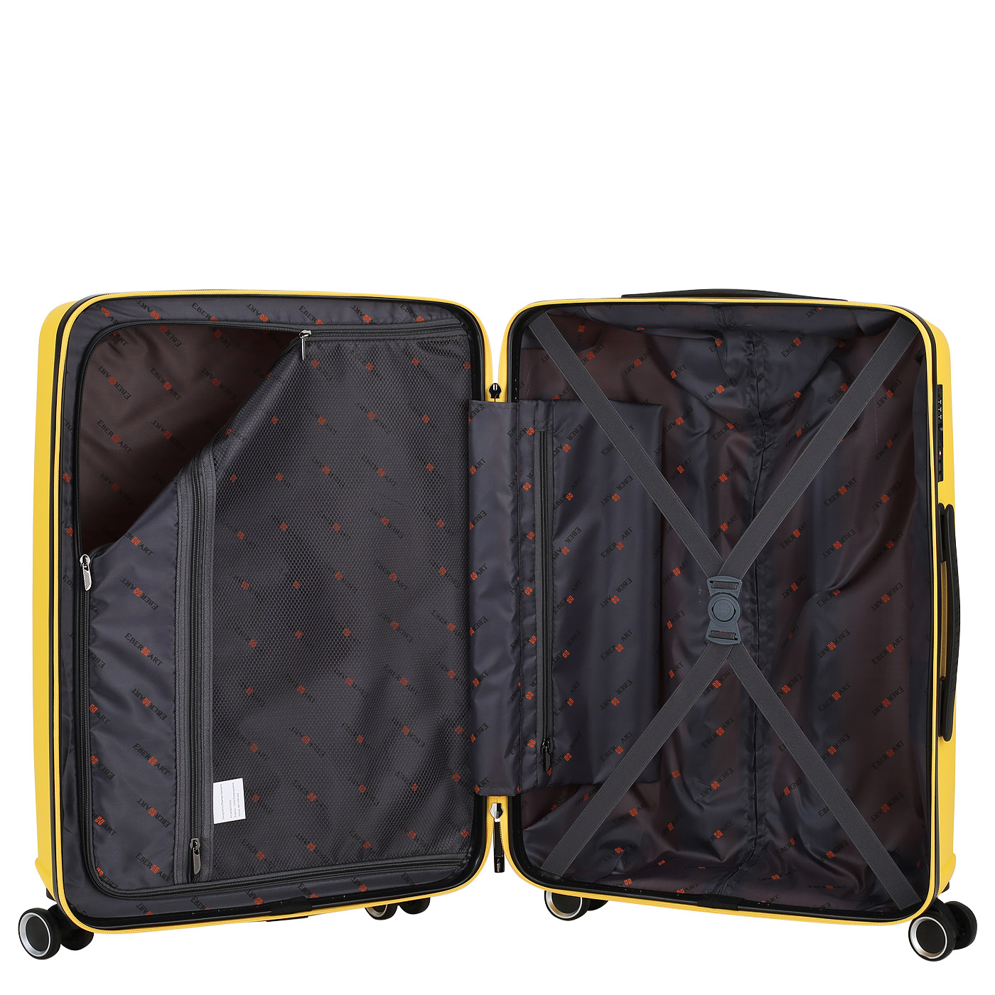 Чемодан средний M из полипропилена Eberhart Vector